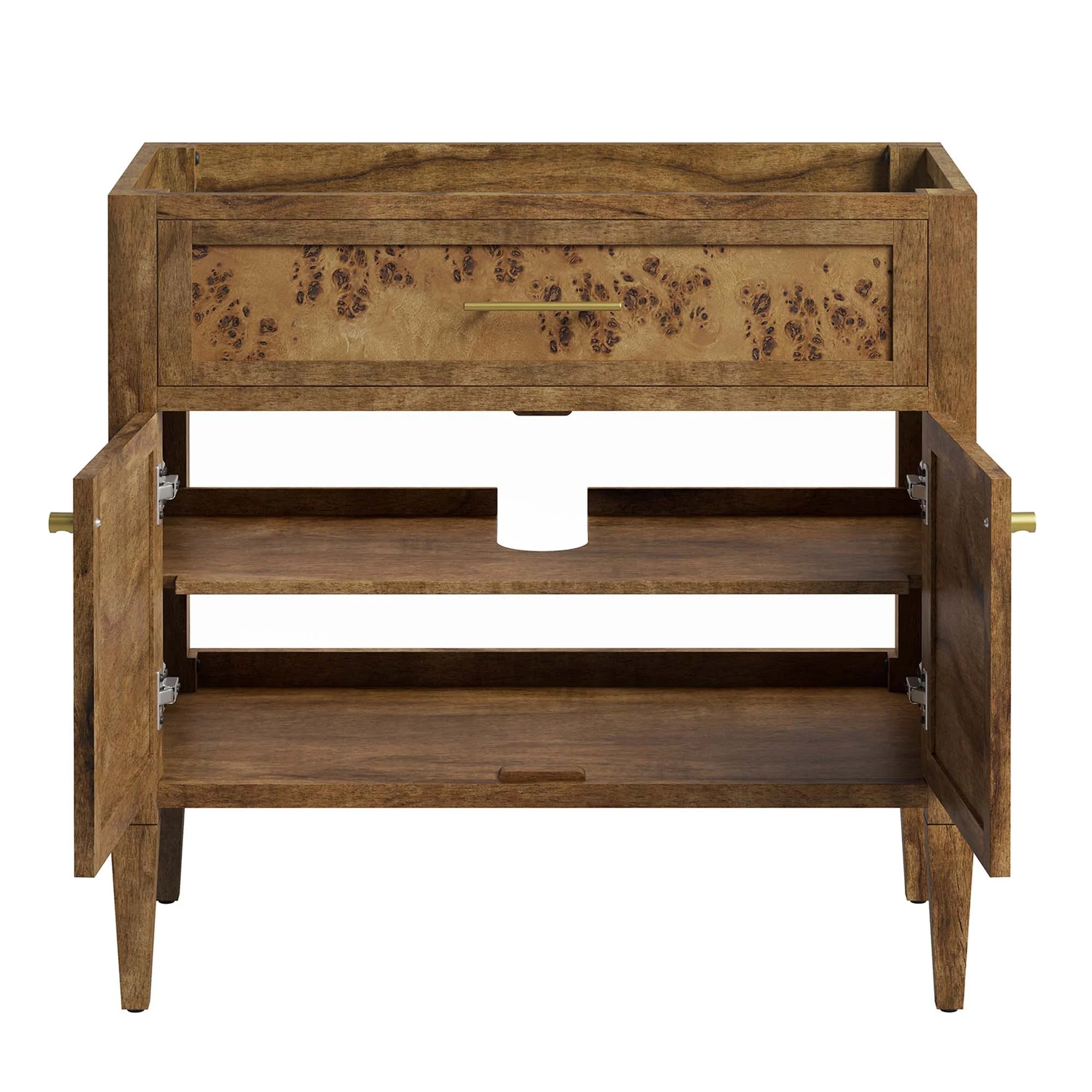 Elysian Wood Bathroom Vanity Cabinet Basin Not Included