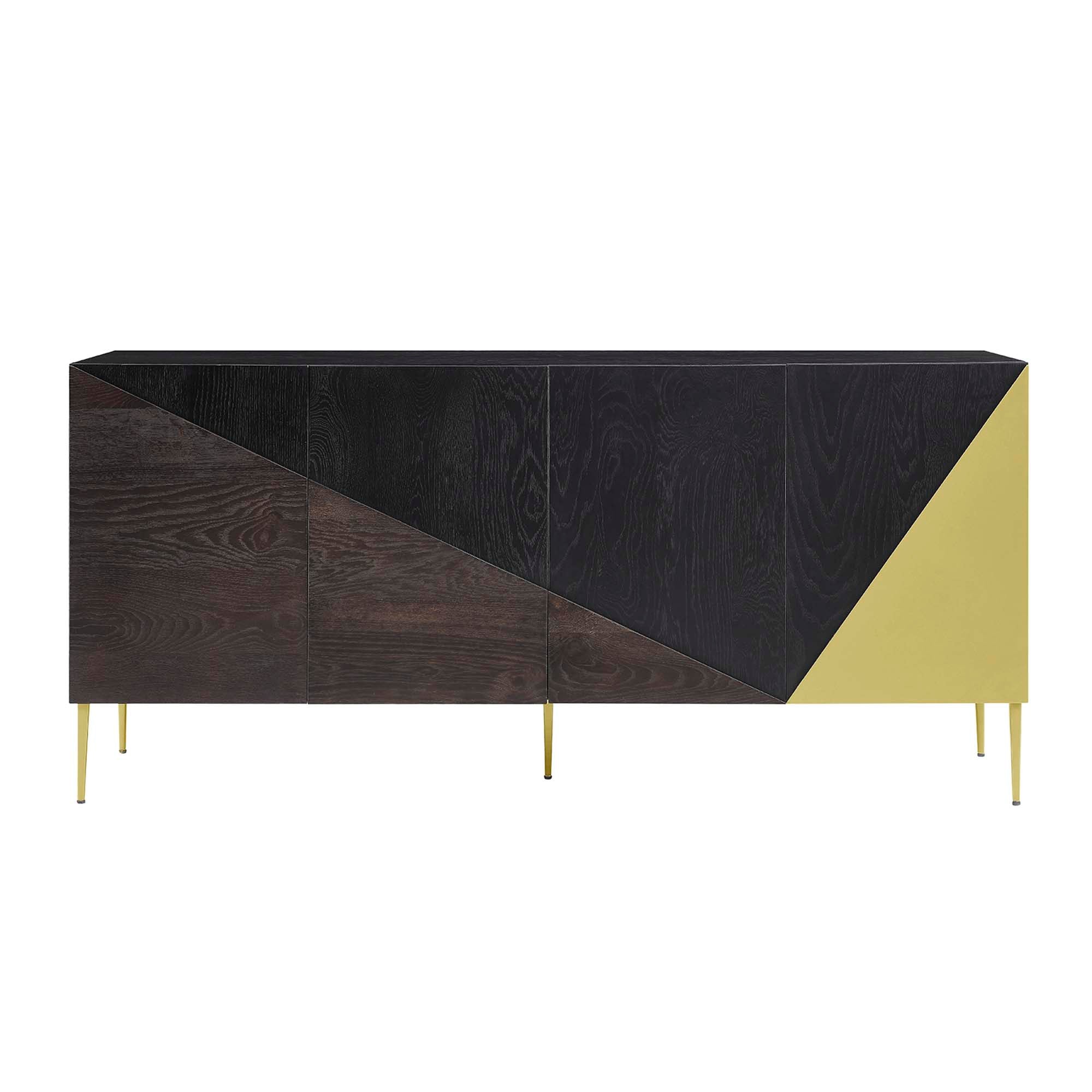 Alchemist Storage Cabinet Sideboard in Black Gold