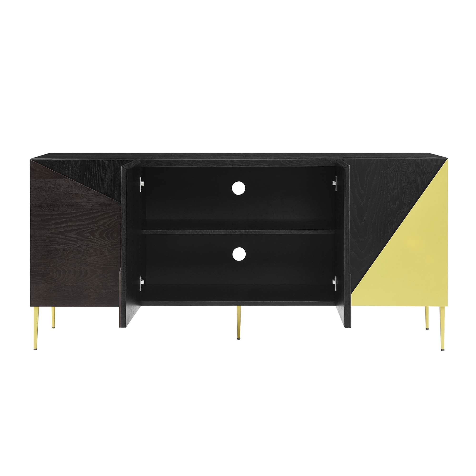 Alchemist Storage Cabinet Sideboard in Black Gold