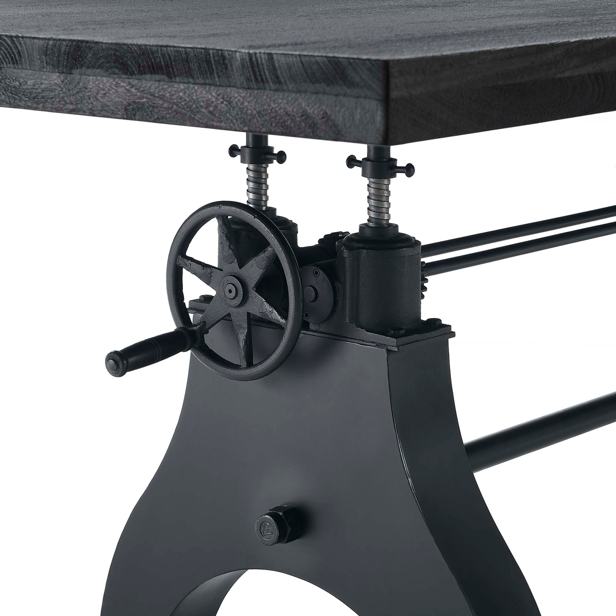 Genuine 96" Crank Adjustable Height Dining and Conference Table