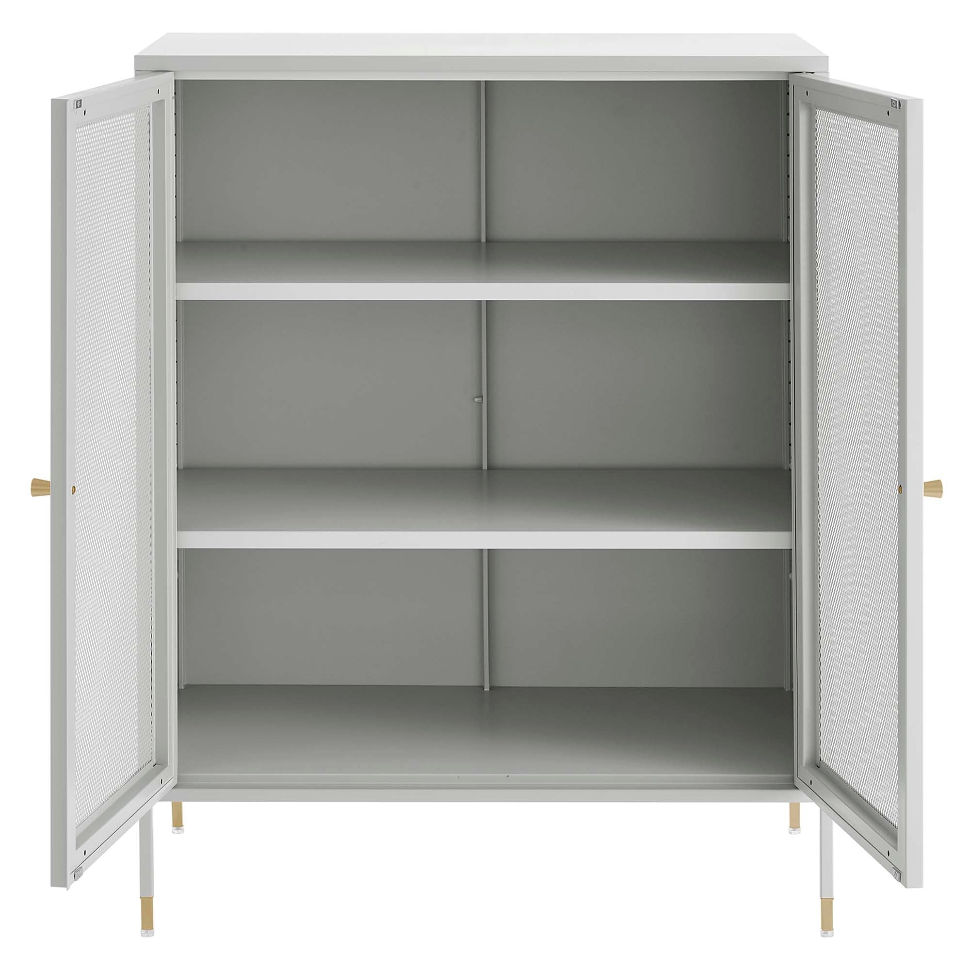 Covelo 32" Accent Cabinet in Light Gray