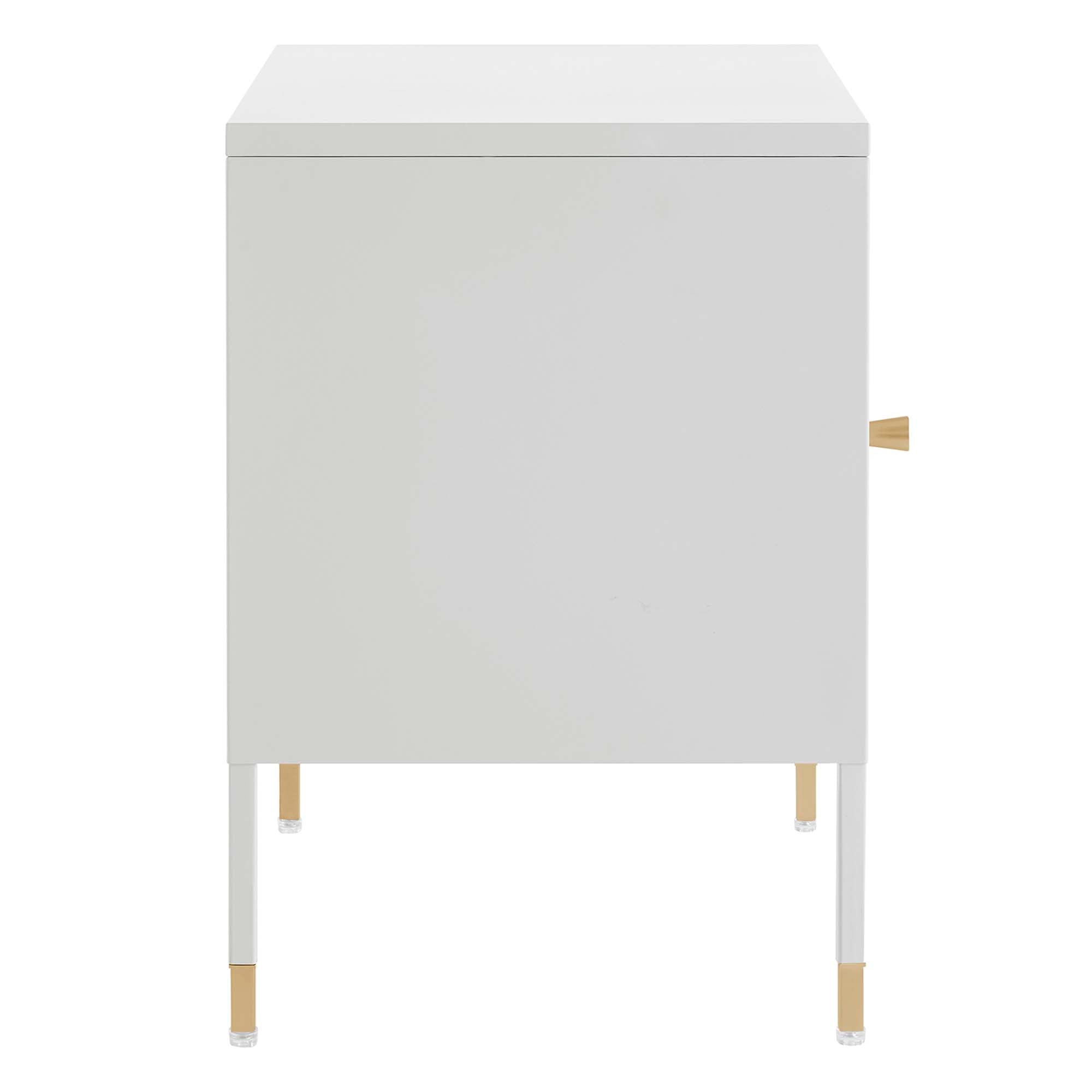 Covelo Nightstand in Light Gray