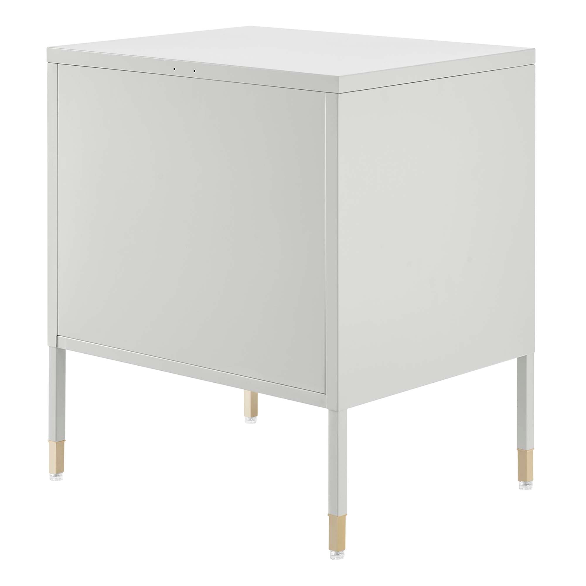 Covelo Nightstand in Light Gray