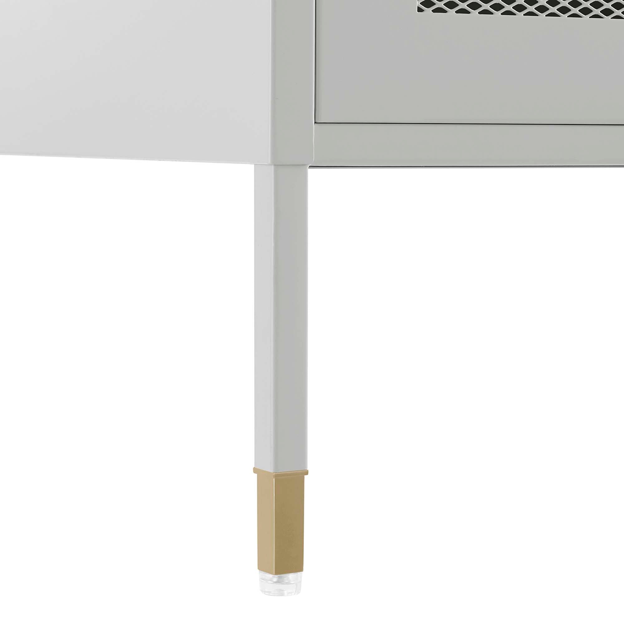 Covelo Nightstand in Light Gray