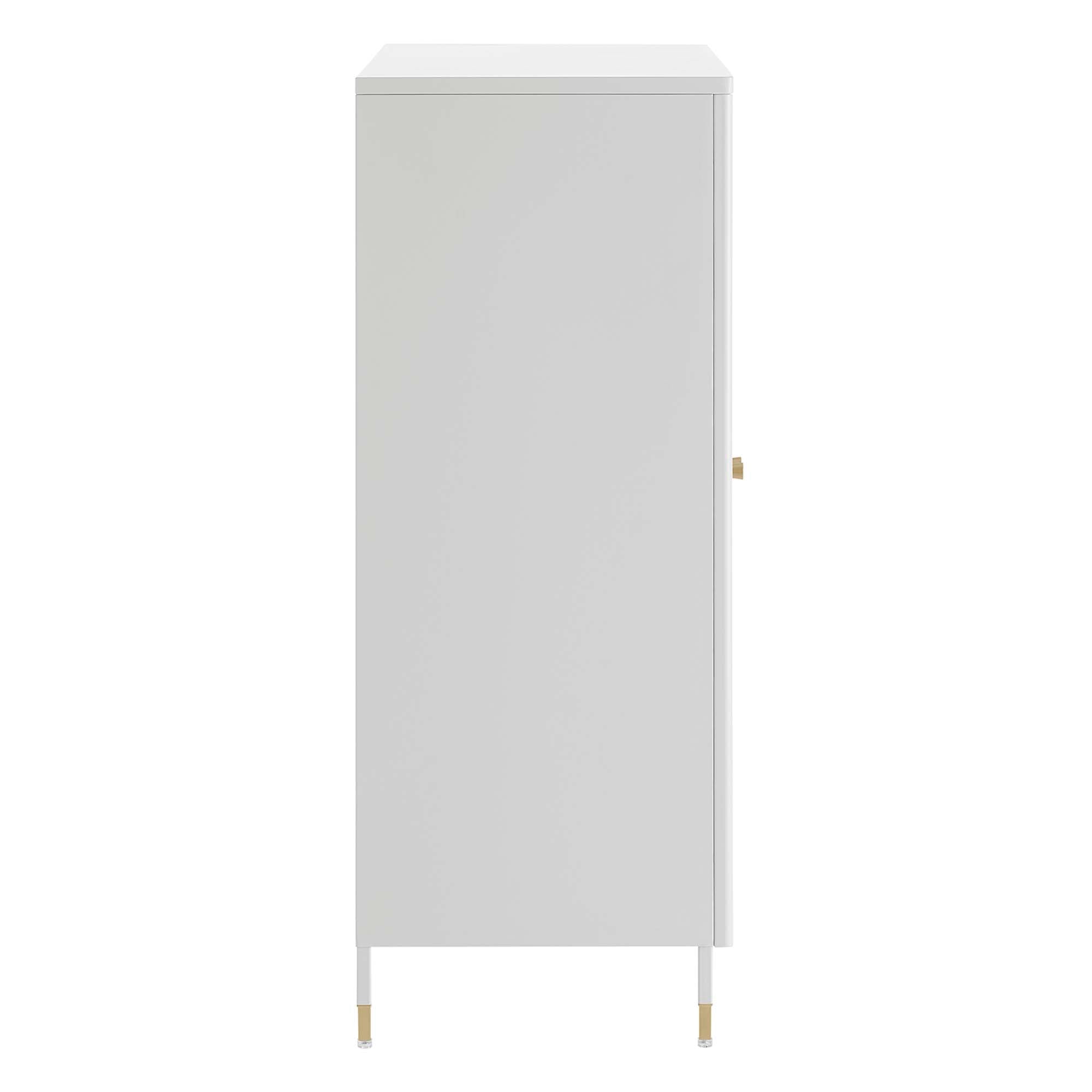 Archway Accent Cabinet in Light Gray