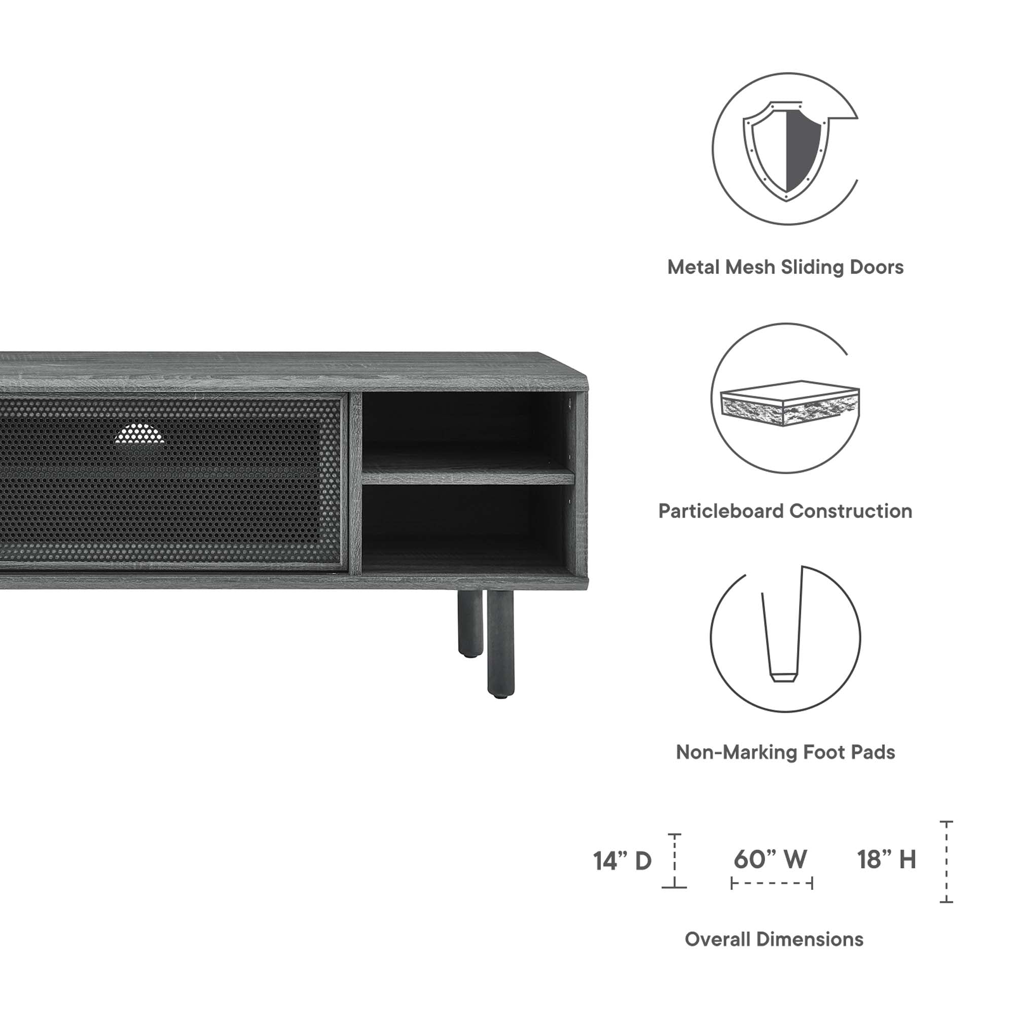 Kurtis 60" TV Stand