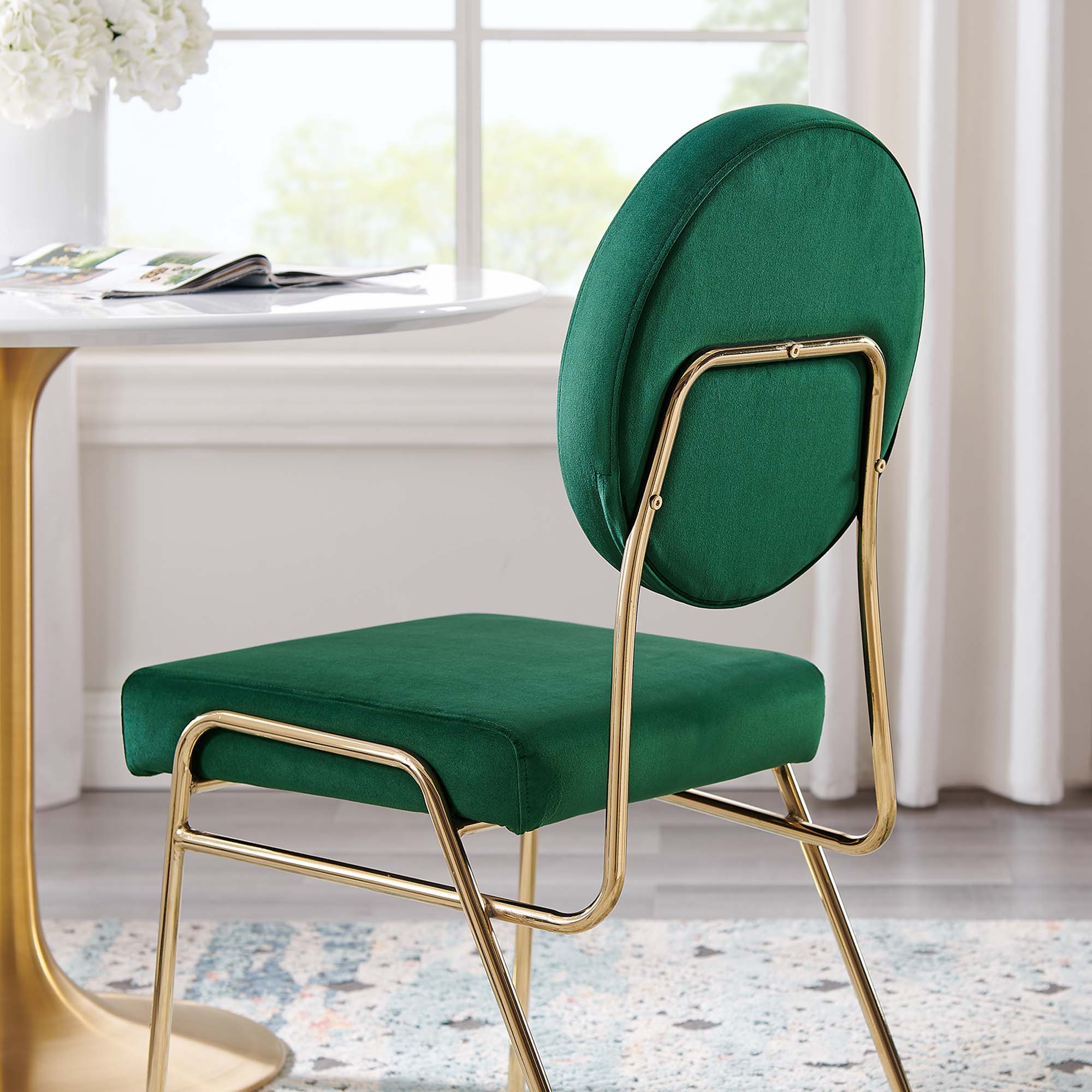 Craft Performance Velvet Dining Side Chair