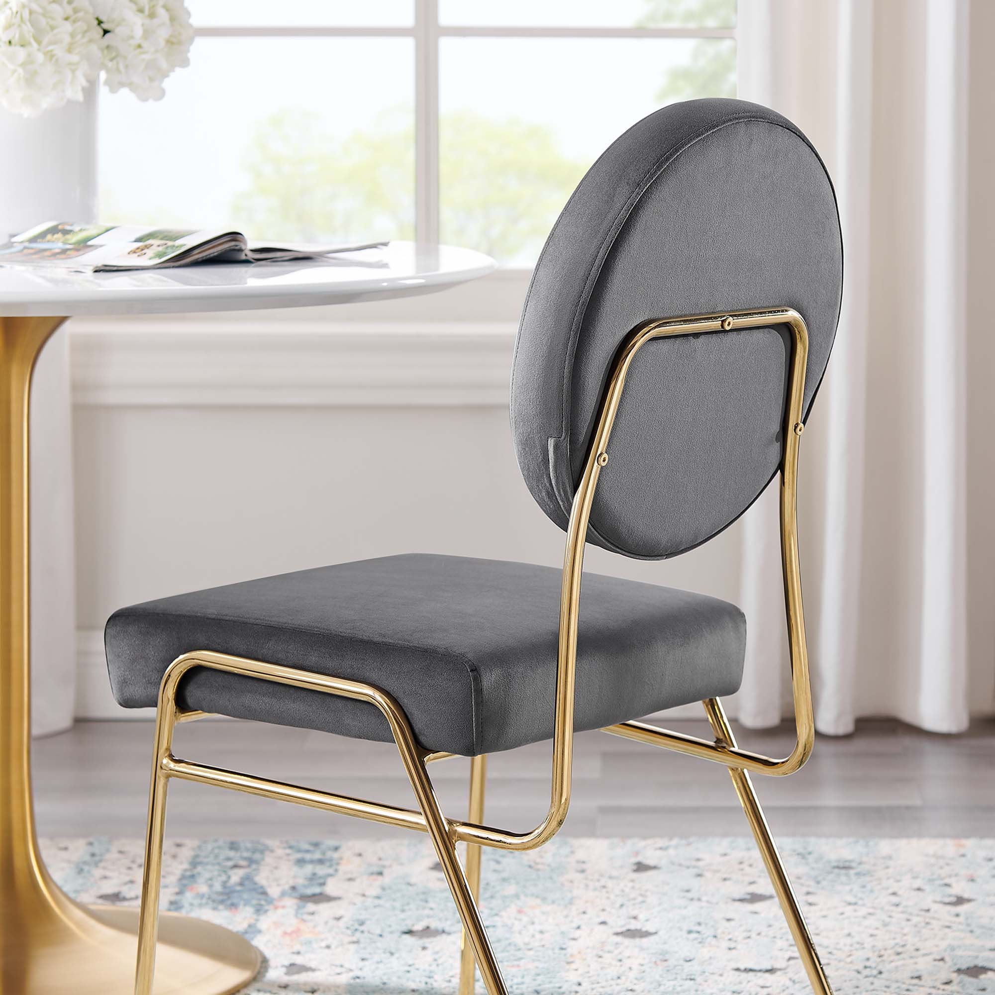 Craft Performance Velvet Dining Side Chair