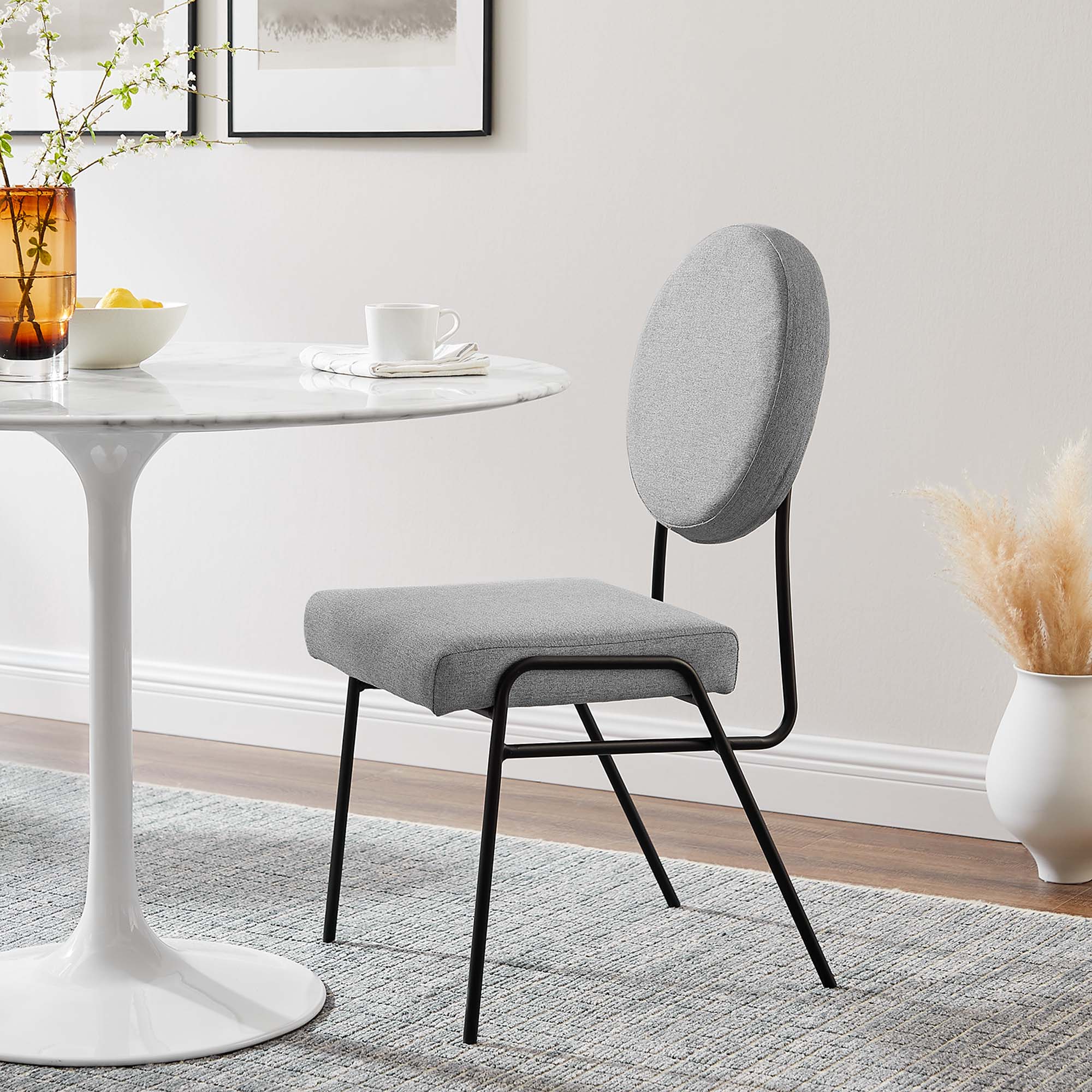 Craft Upholstered Fabric Dining Side Chairs