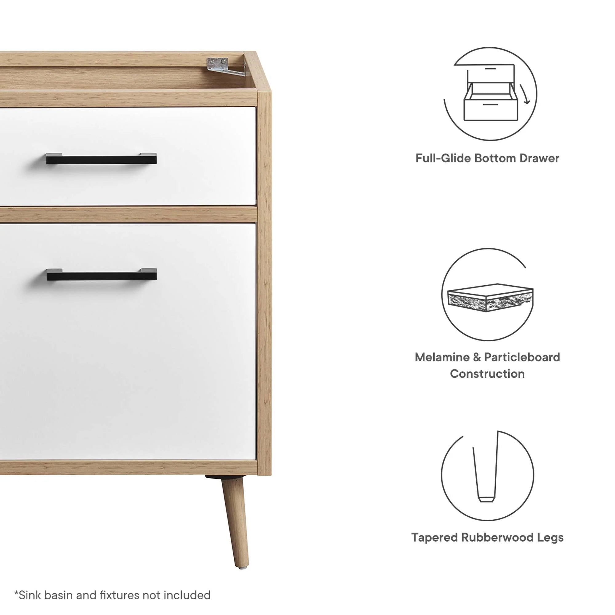 Maverick Bathroom Vanity Cabinet Basin Not Included