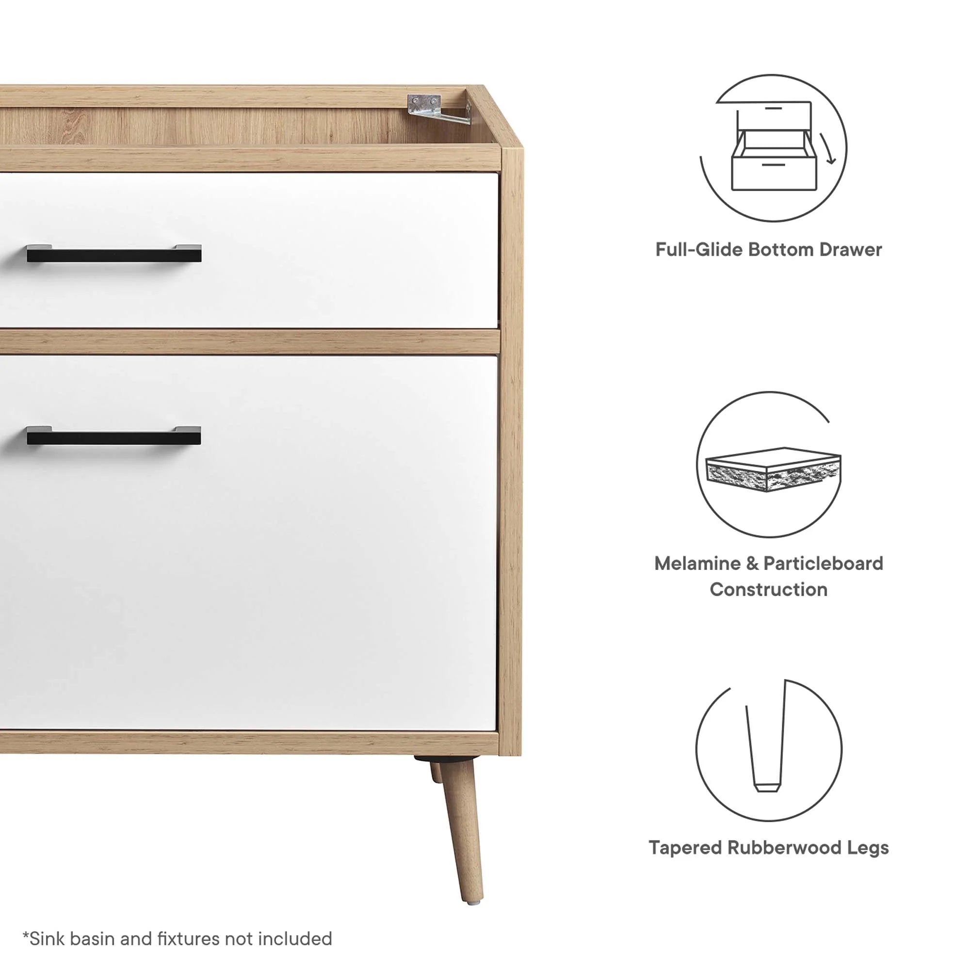 Maverick Bathroom Vanity Cabinet Basin Not Included