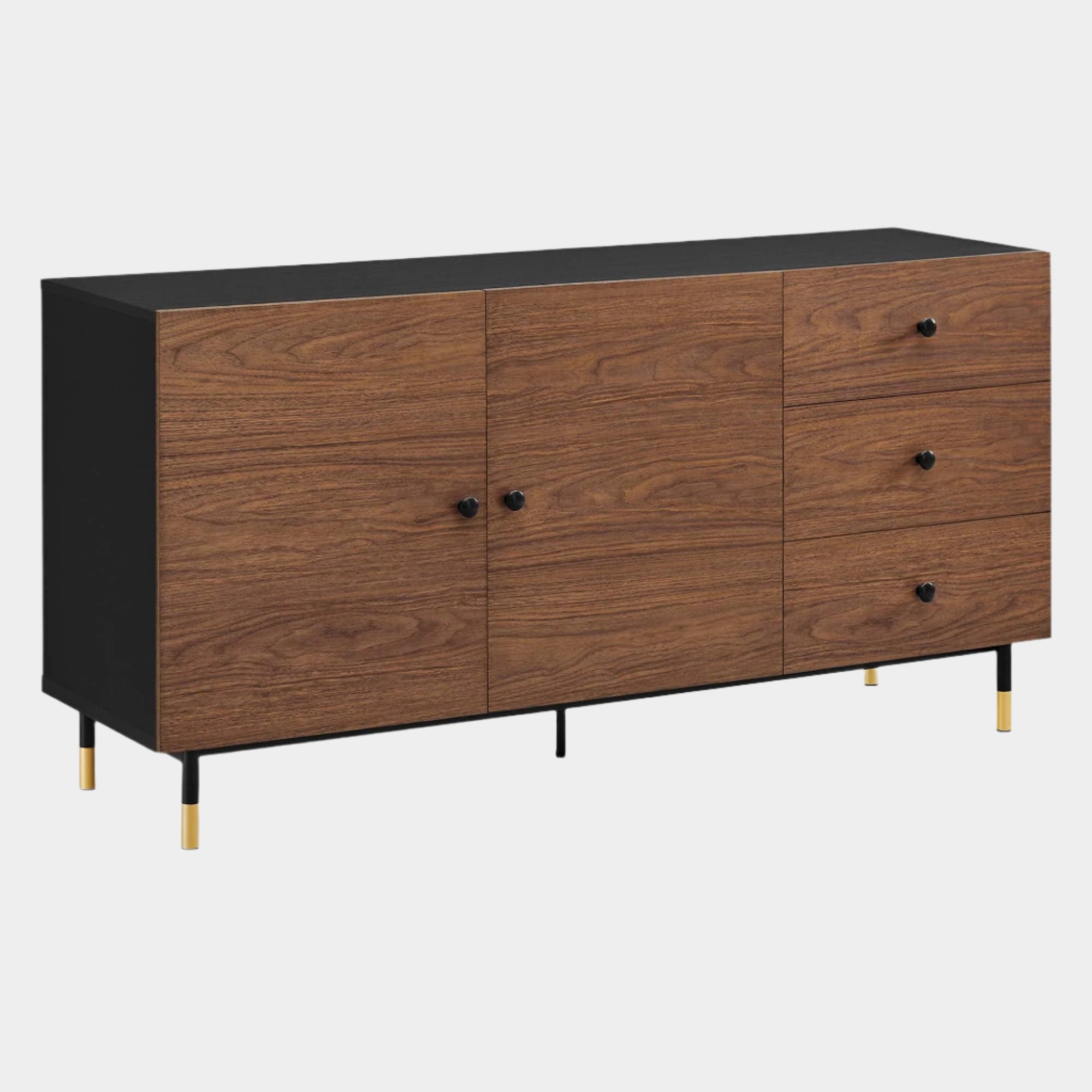 Nexus Storage Cabinet Sideboard in Black Walnut