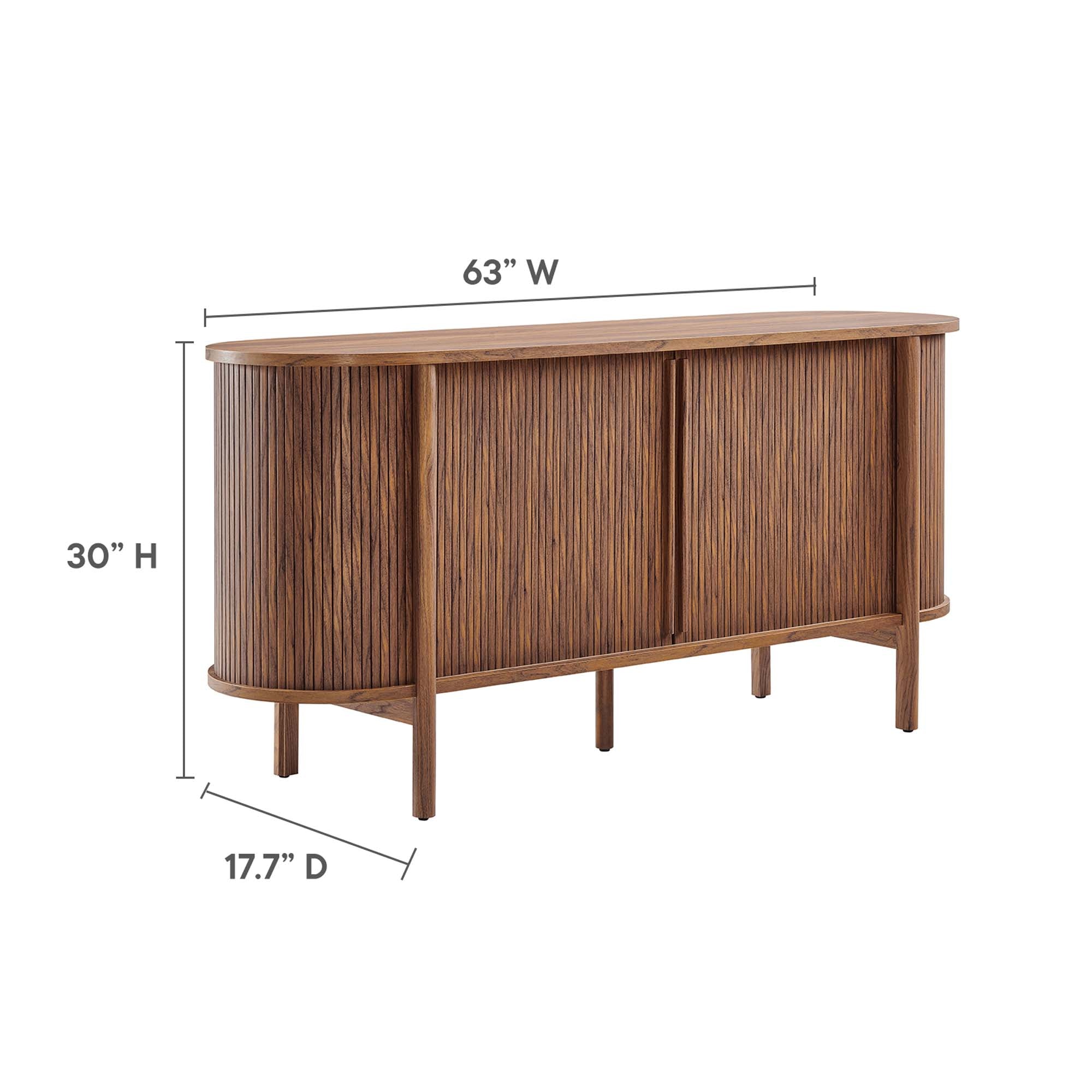 Cadence 63" Curved Sideboard