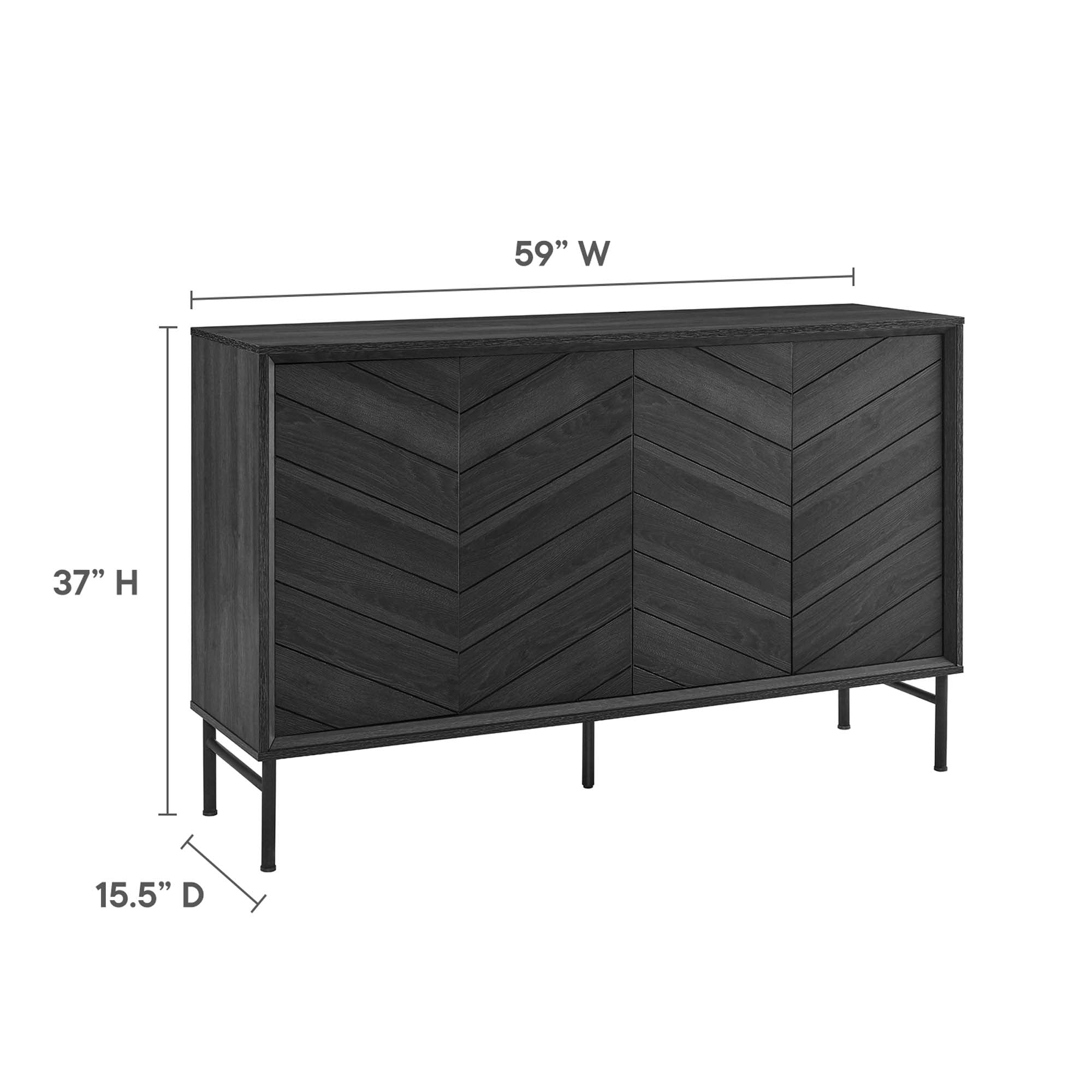 Harper Chevron Sideboard