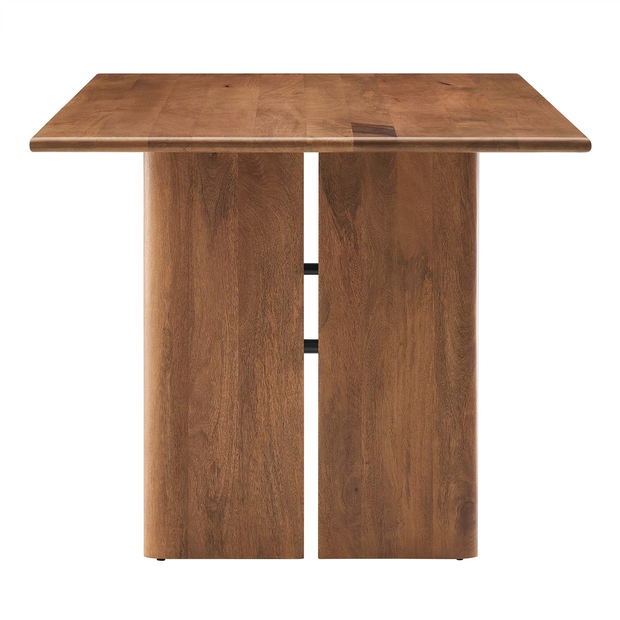 Amistad 60" Wood Dining Table in Walnut