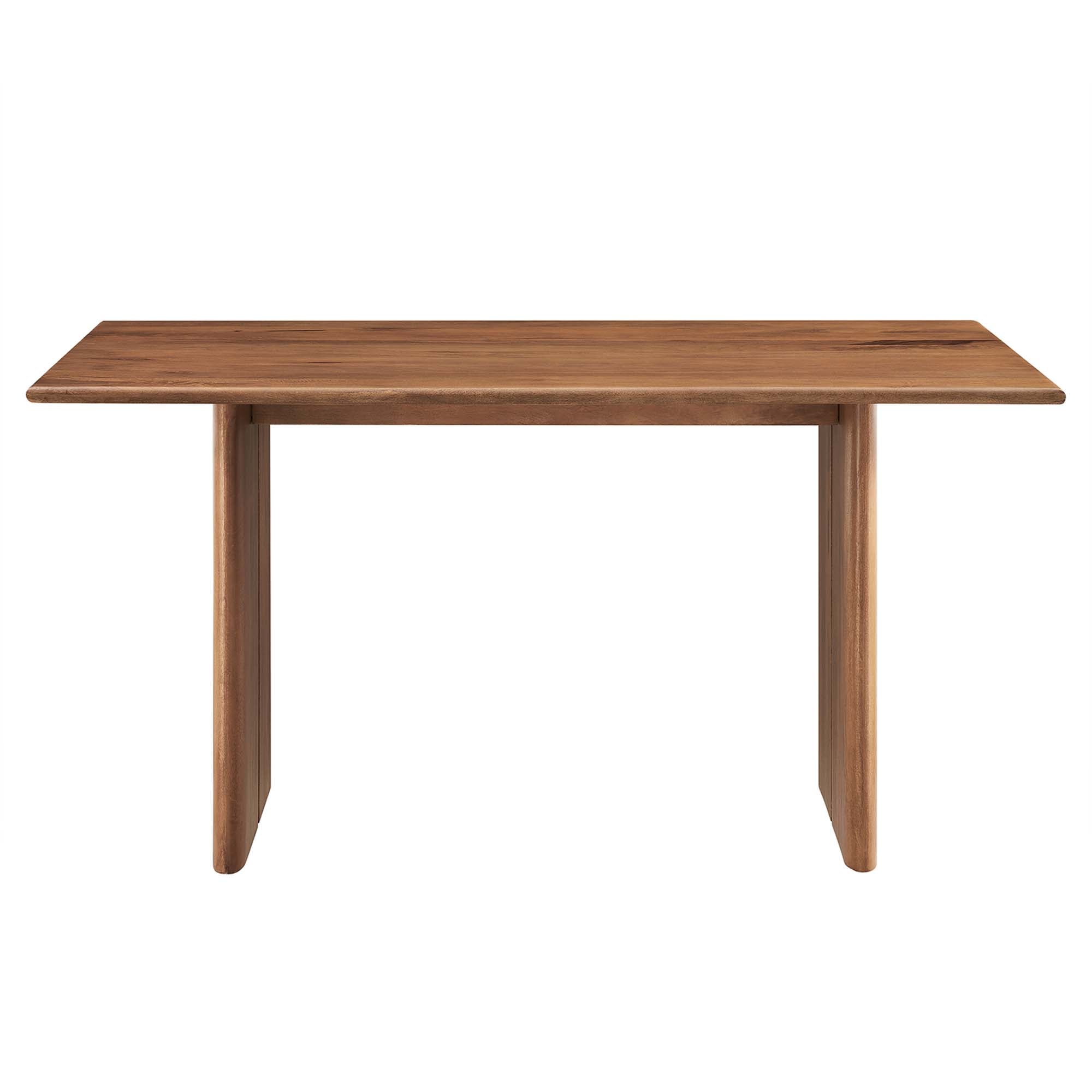 Amistad 60" Wood Dining Table in Walnut