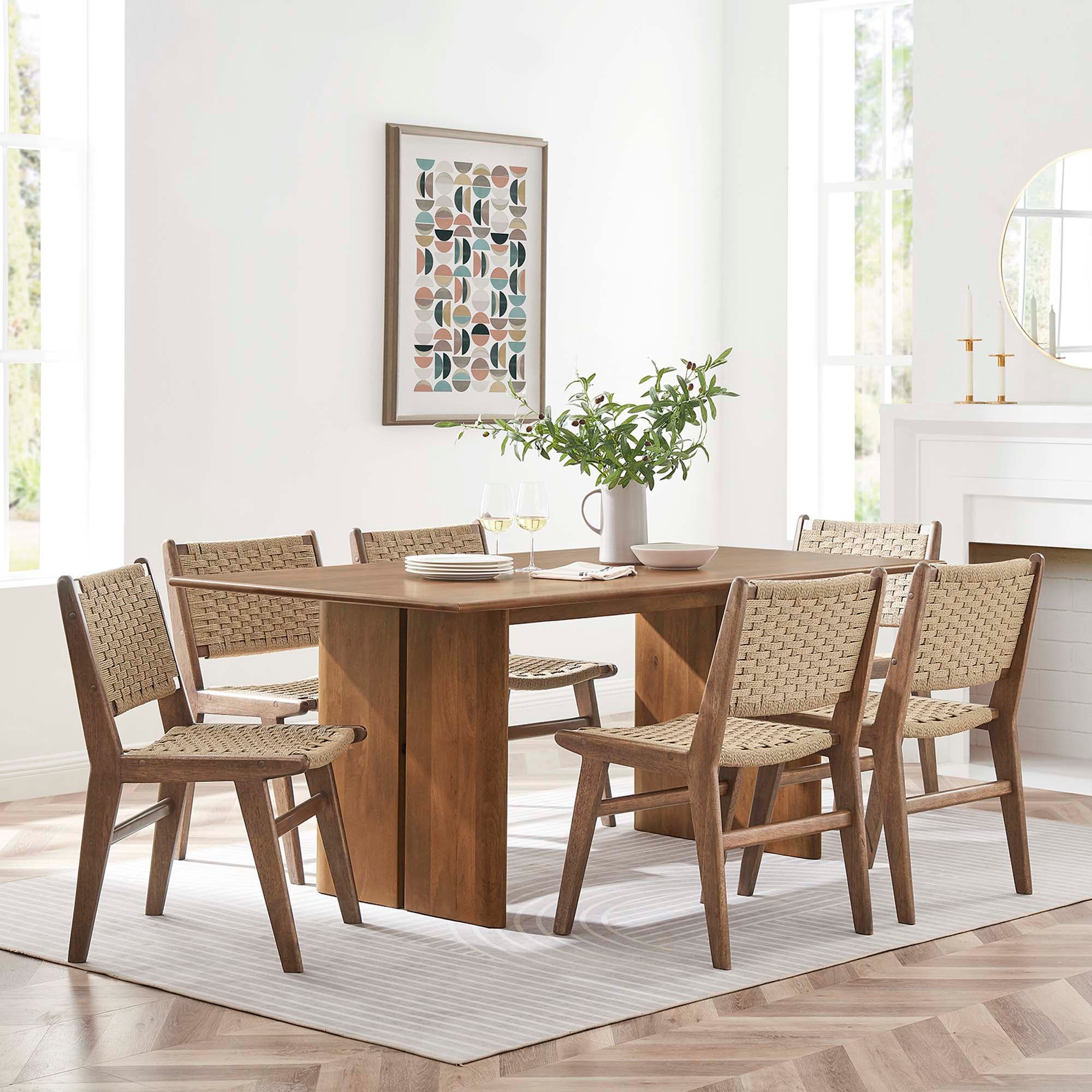 Amistad 72" Dining Table in Walnut