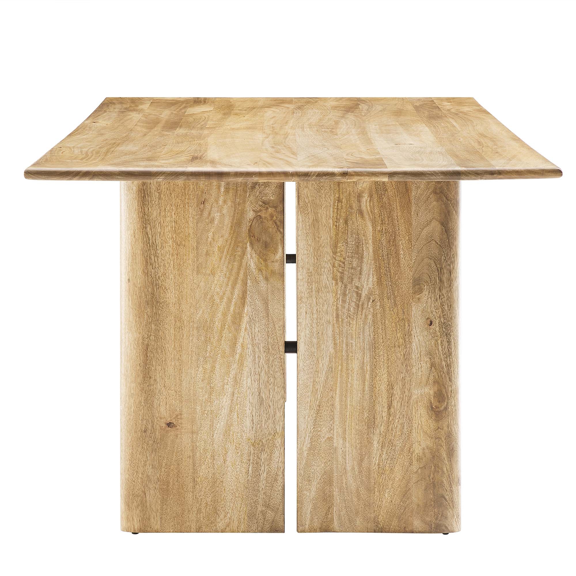 Table à manger en bois Amistad 86" en chêne