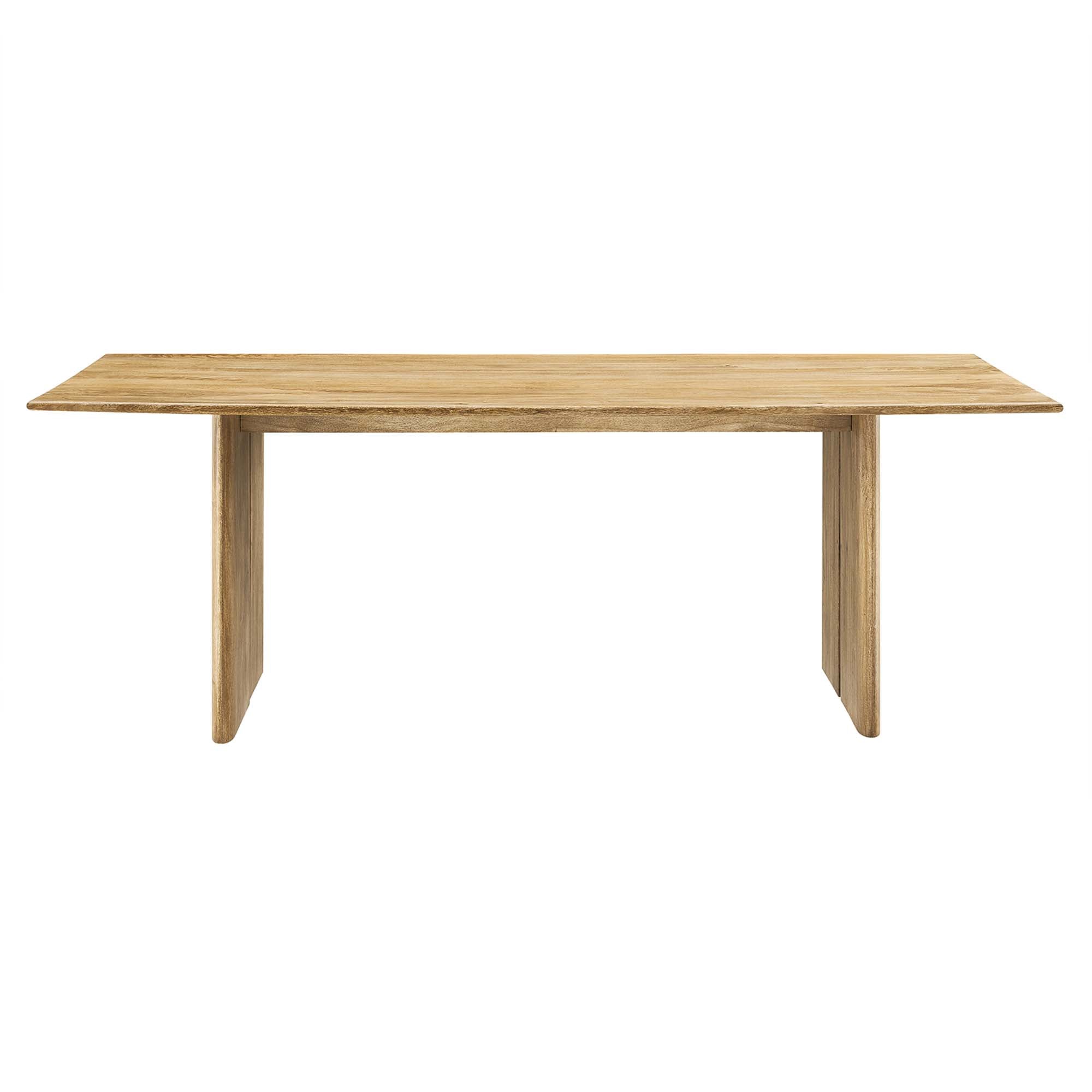 Table à manger en bois Amistad 86" en chêne