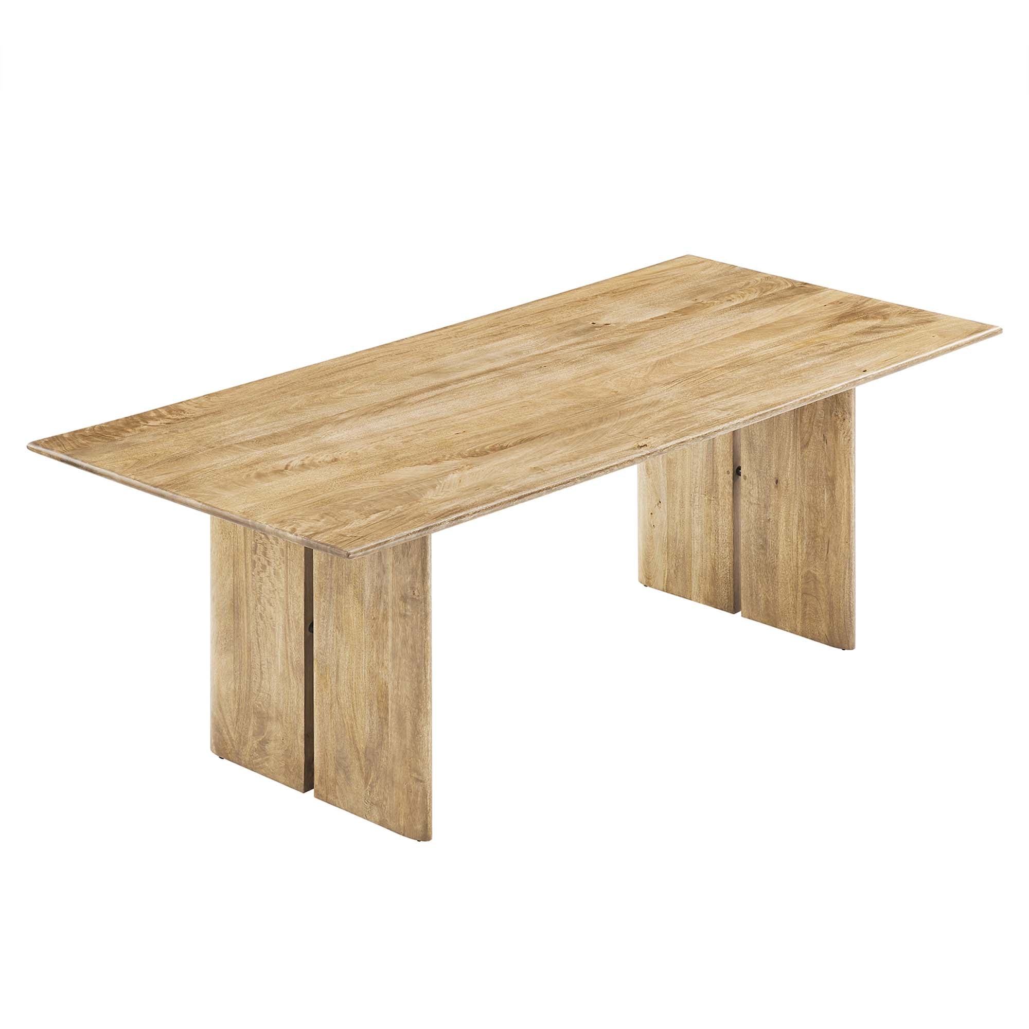 Table à manger en bois Amistad 86" en chêne