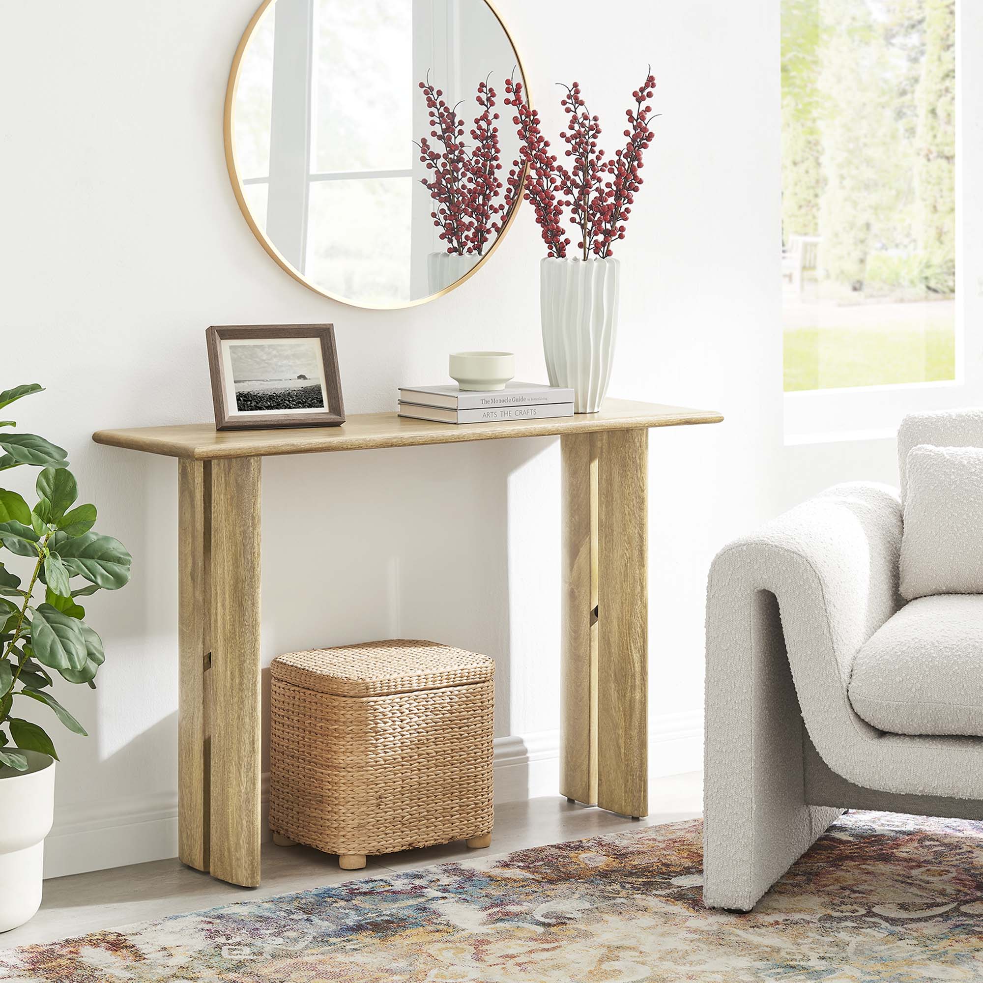 Amistad Wood Console Table