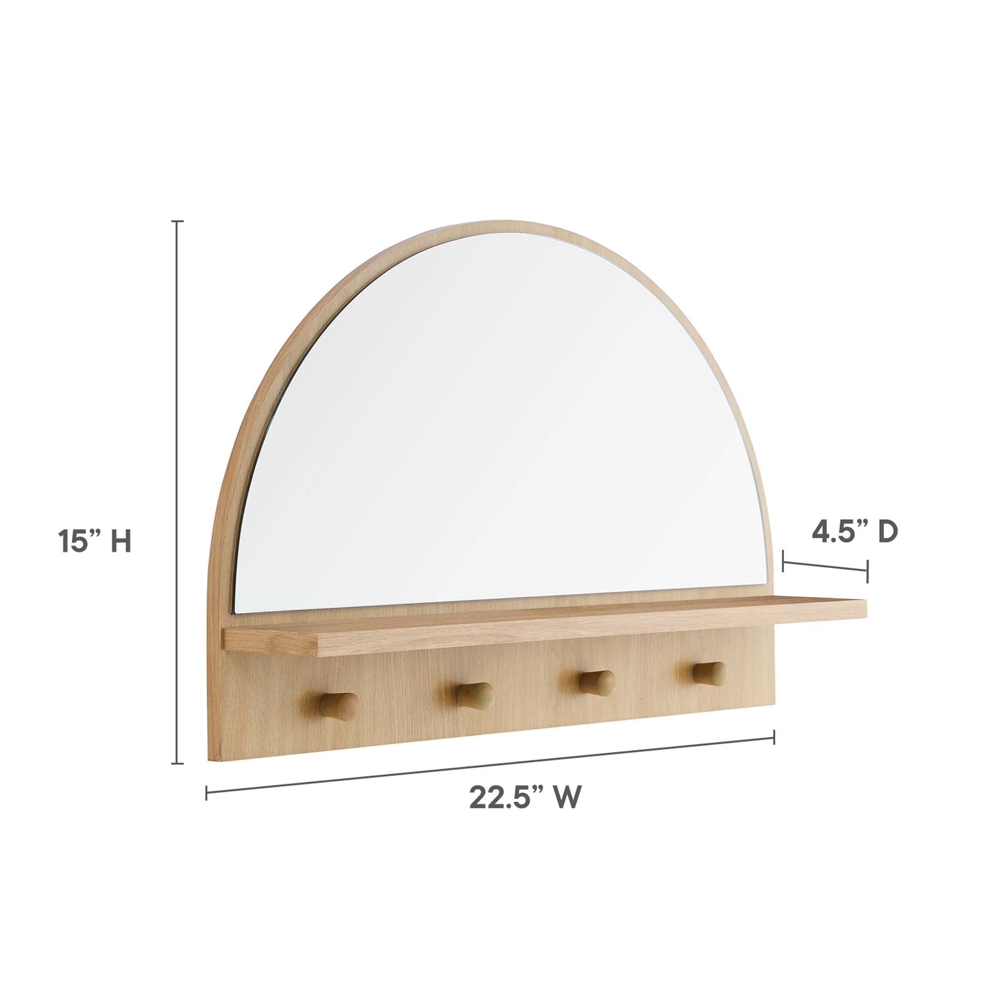 Moonbeam Arched Mirror