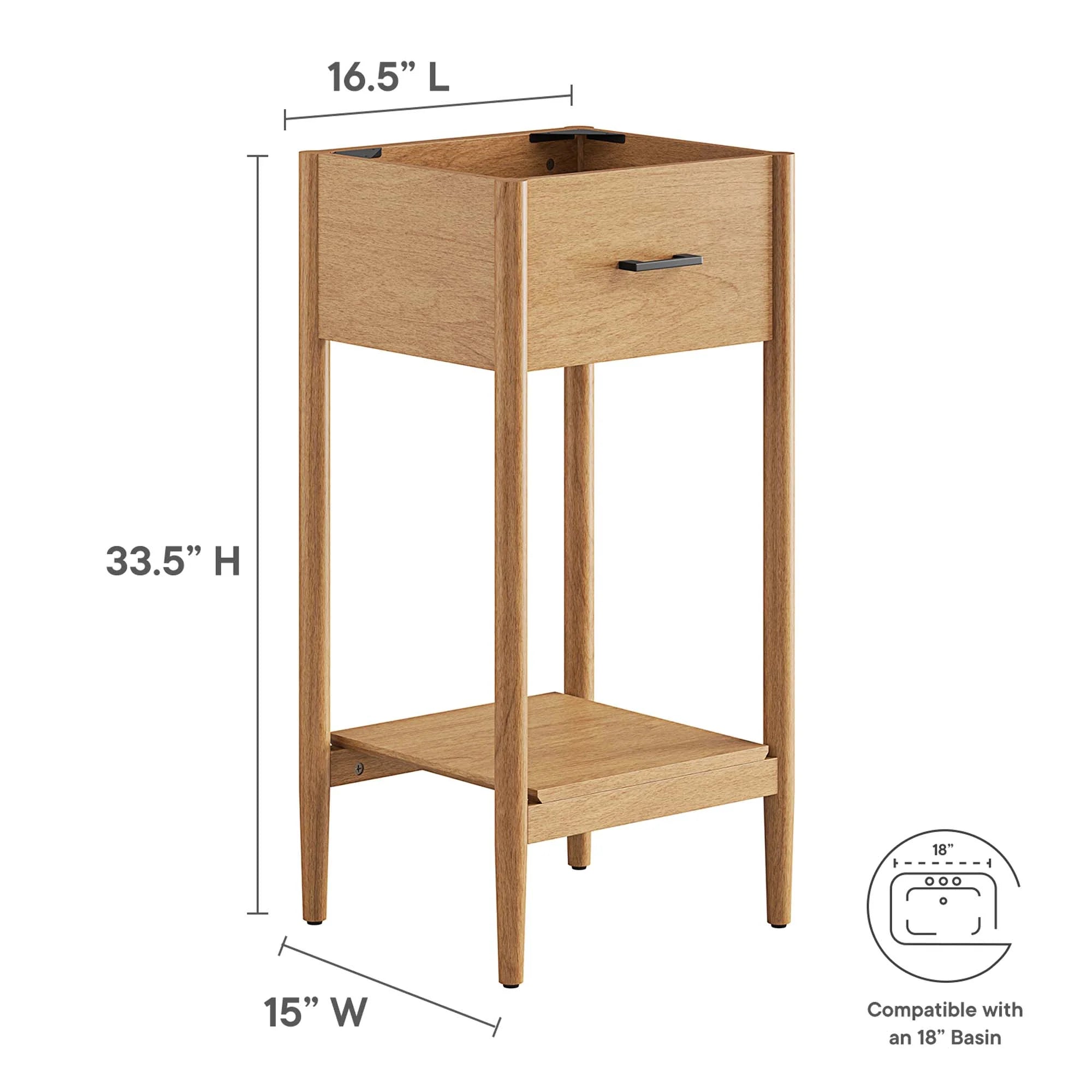 Meuble de salle de bain Zaire avec vasque non incluse