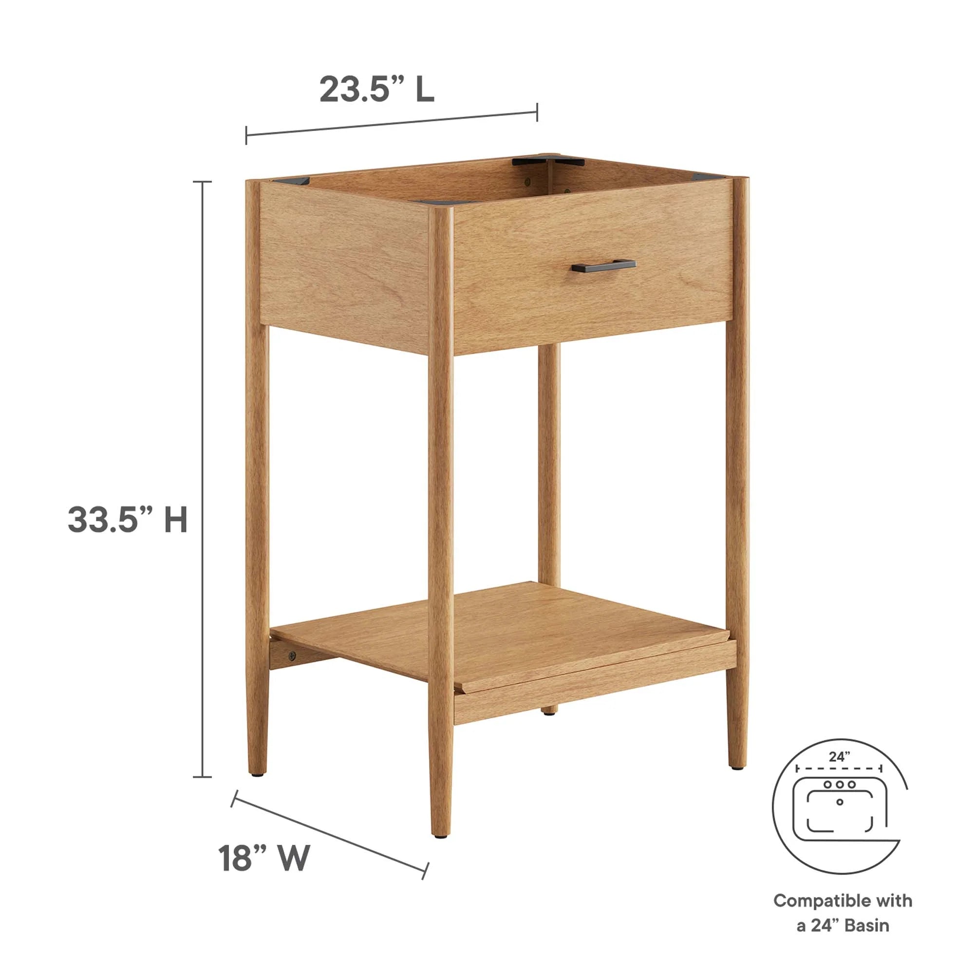 Meuble de salle de bain Zaire avec vasque non incluse