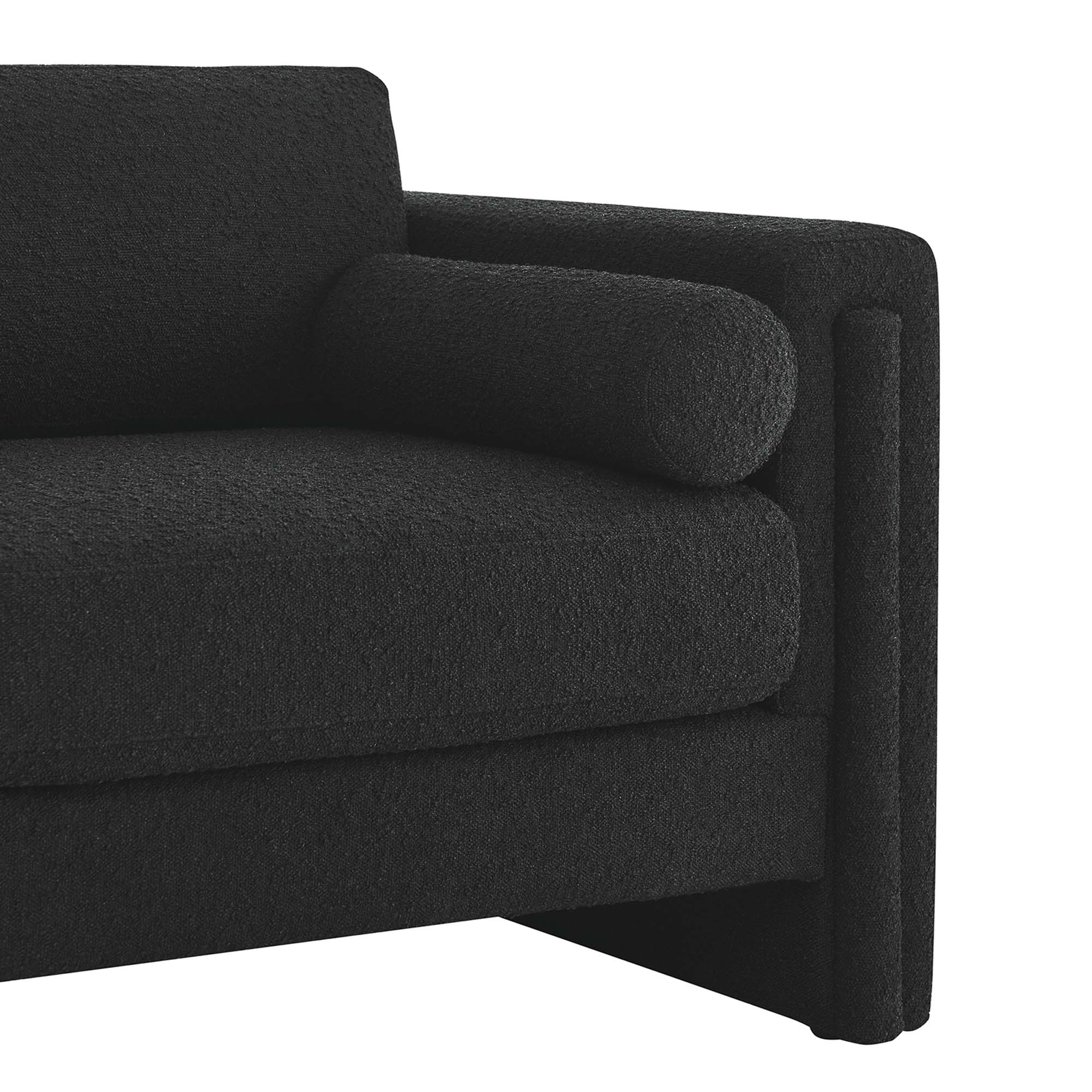 Chaise sans accoudoirs rembourrée en duvet Commix