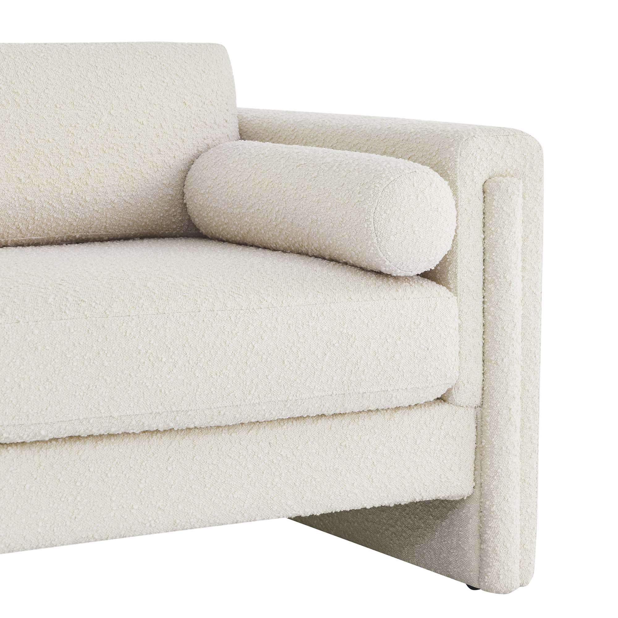 Chaise sans accoudoirs rembourrée en duvet Commix