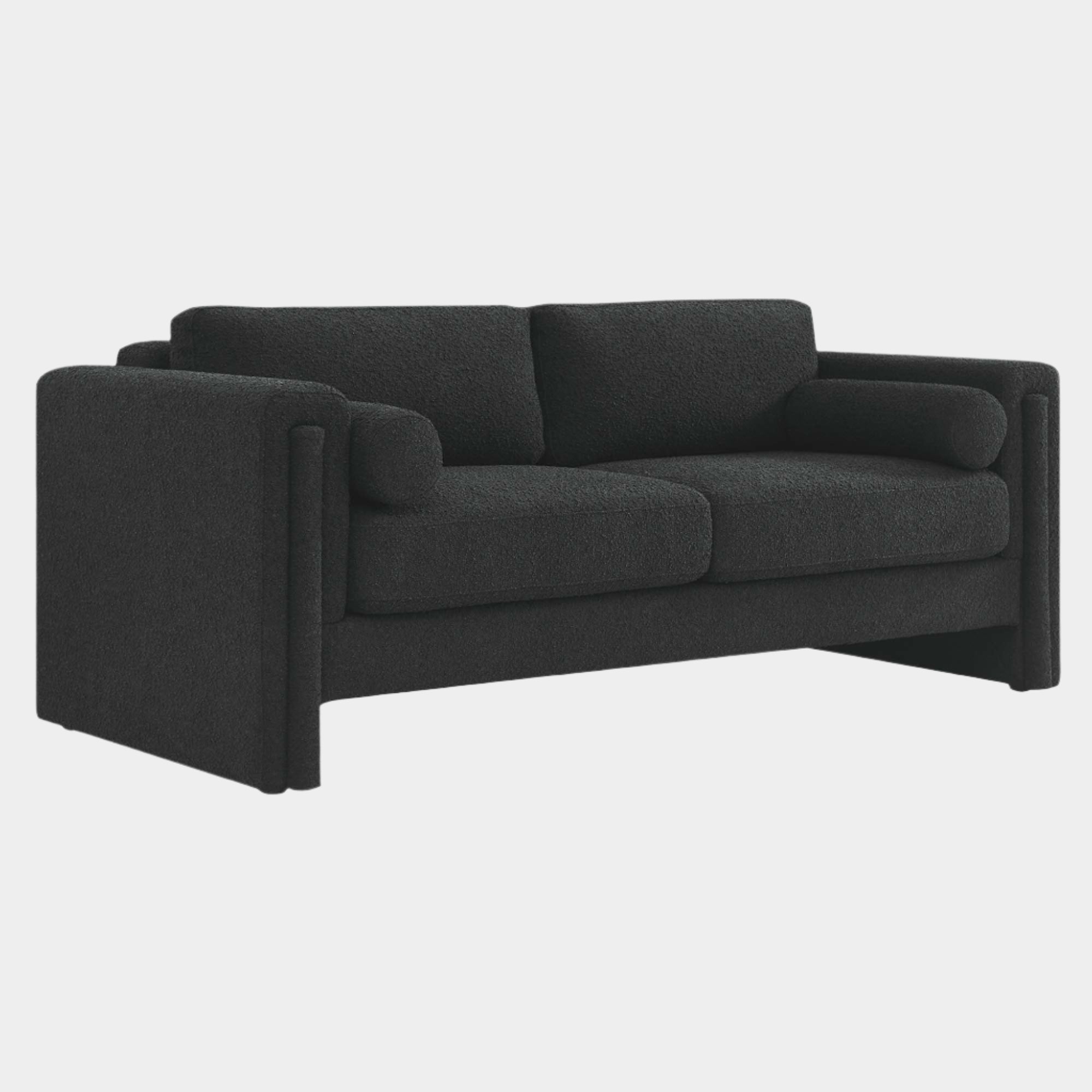 Visible Boucle Fabric Sofa