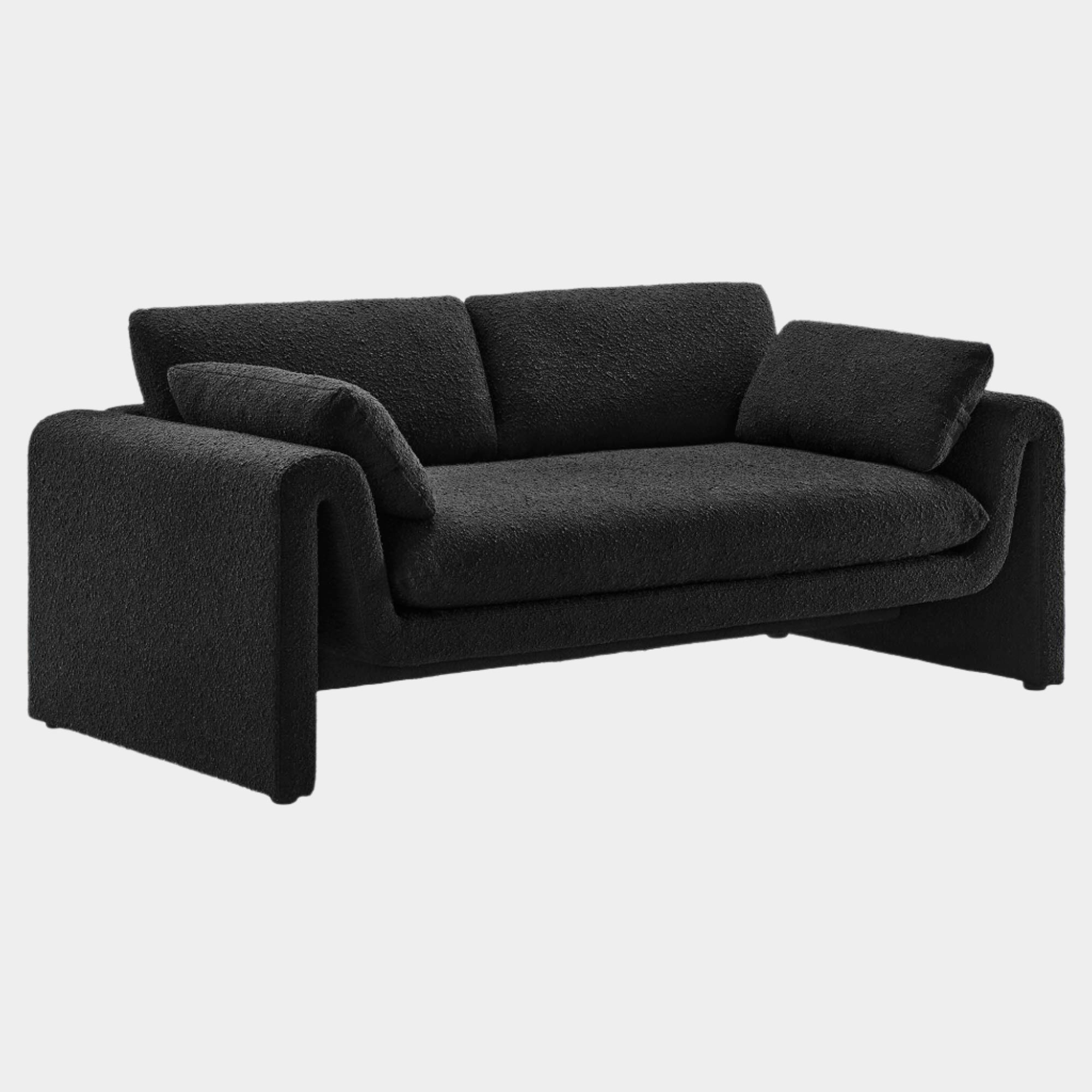 Waverly Boucle Fabric Sofa