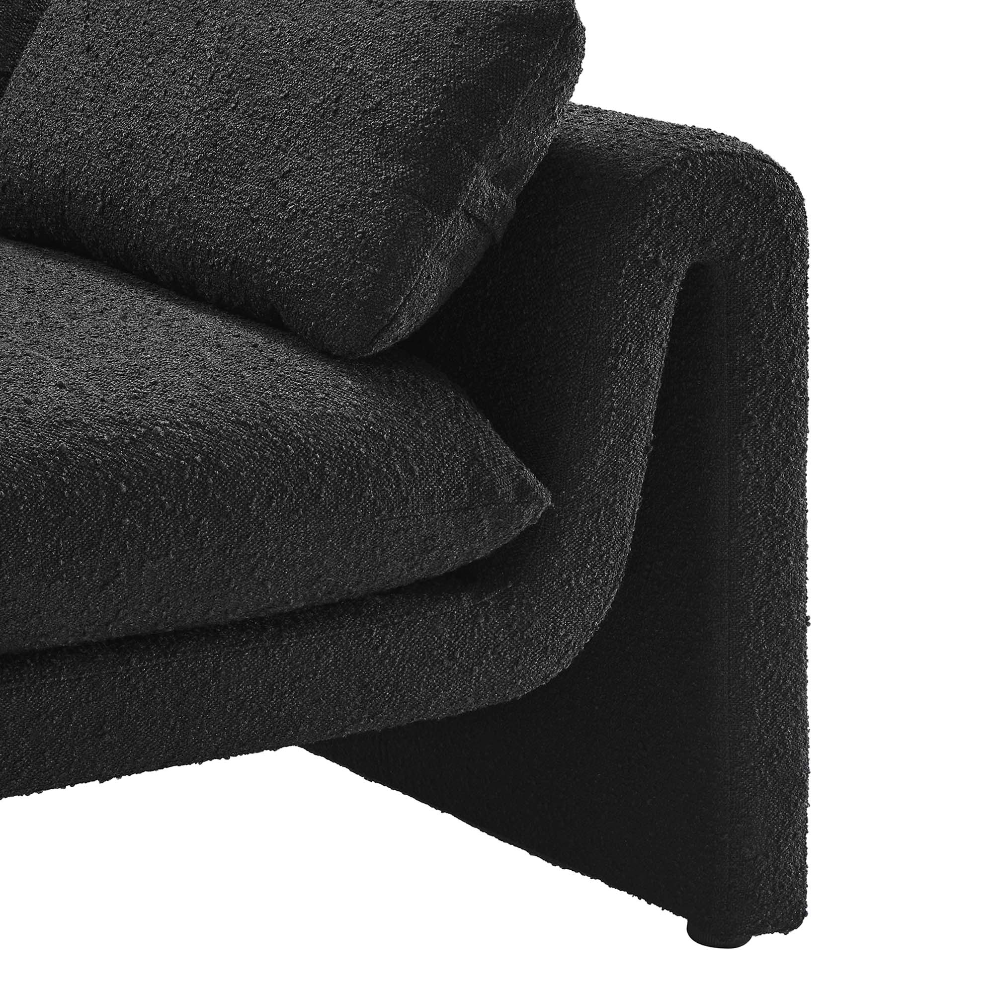 Waverly Boucle Fabric Sofa
