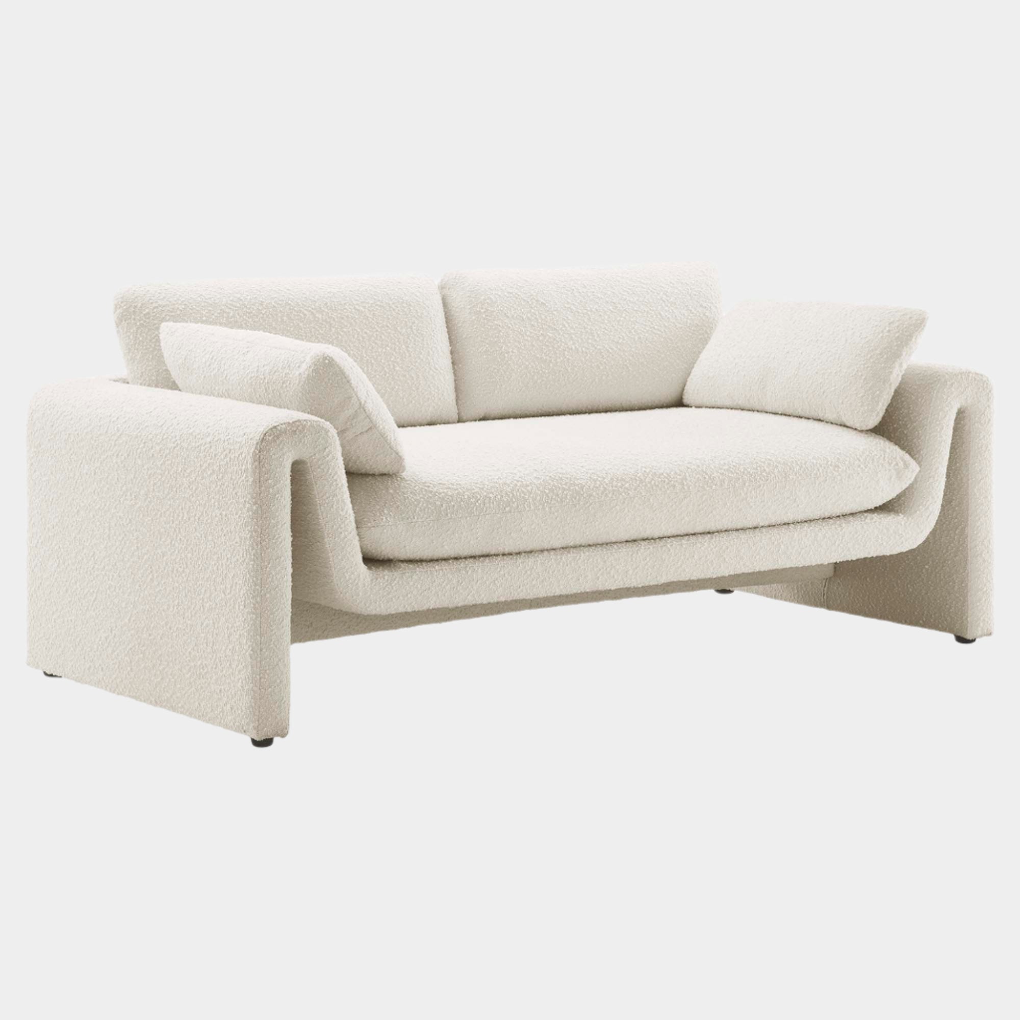 Waverly Boucle Fabric Sofa