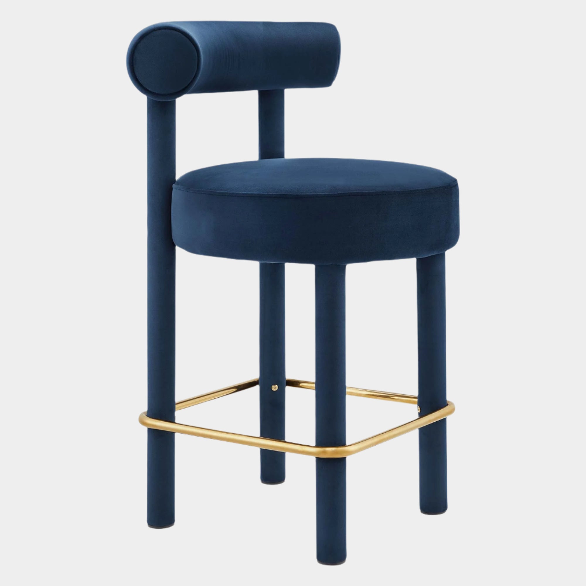 Toulouse Performance Velvet Counter Stool