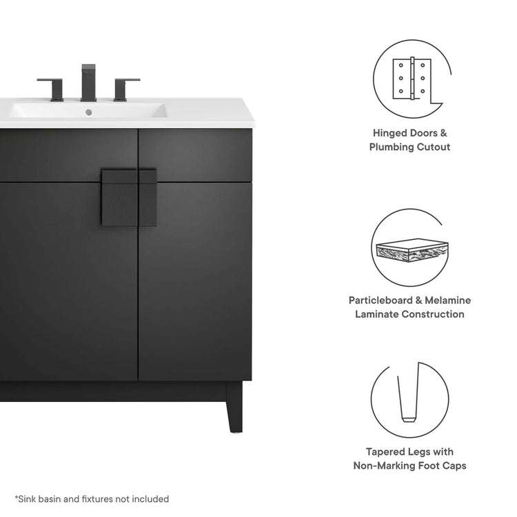 Miles Bathroom Vanity Cabinet Basin Not Included