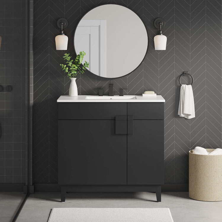 Miles Bathroom Vanity Cabinet Basin Not Included