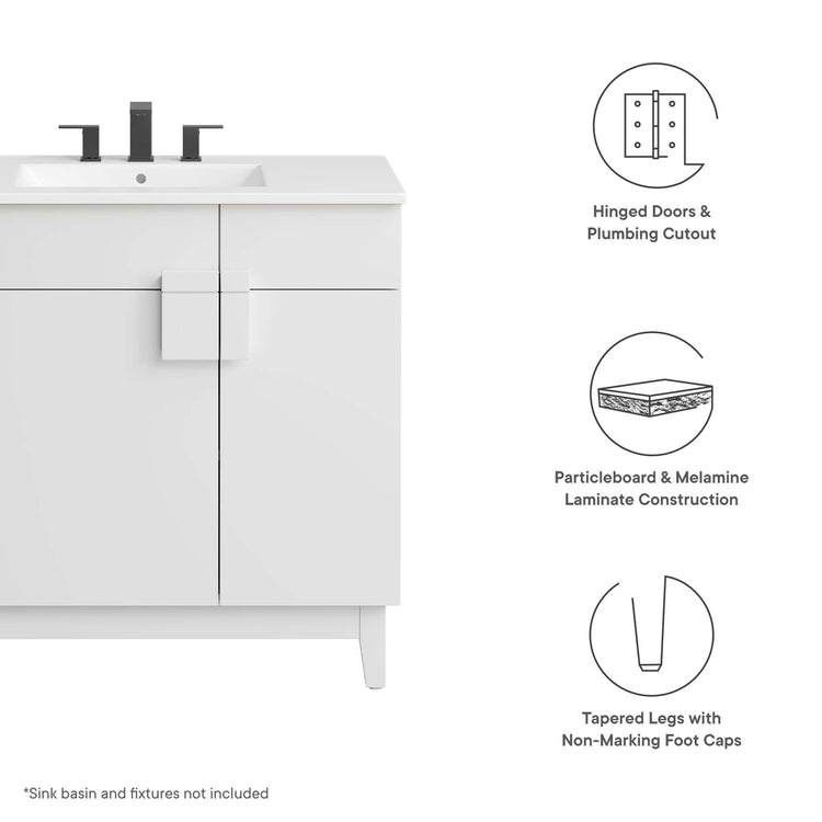 Miles Bathroom Vanity Cabinet Basin Not Included