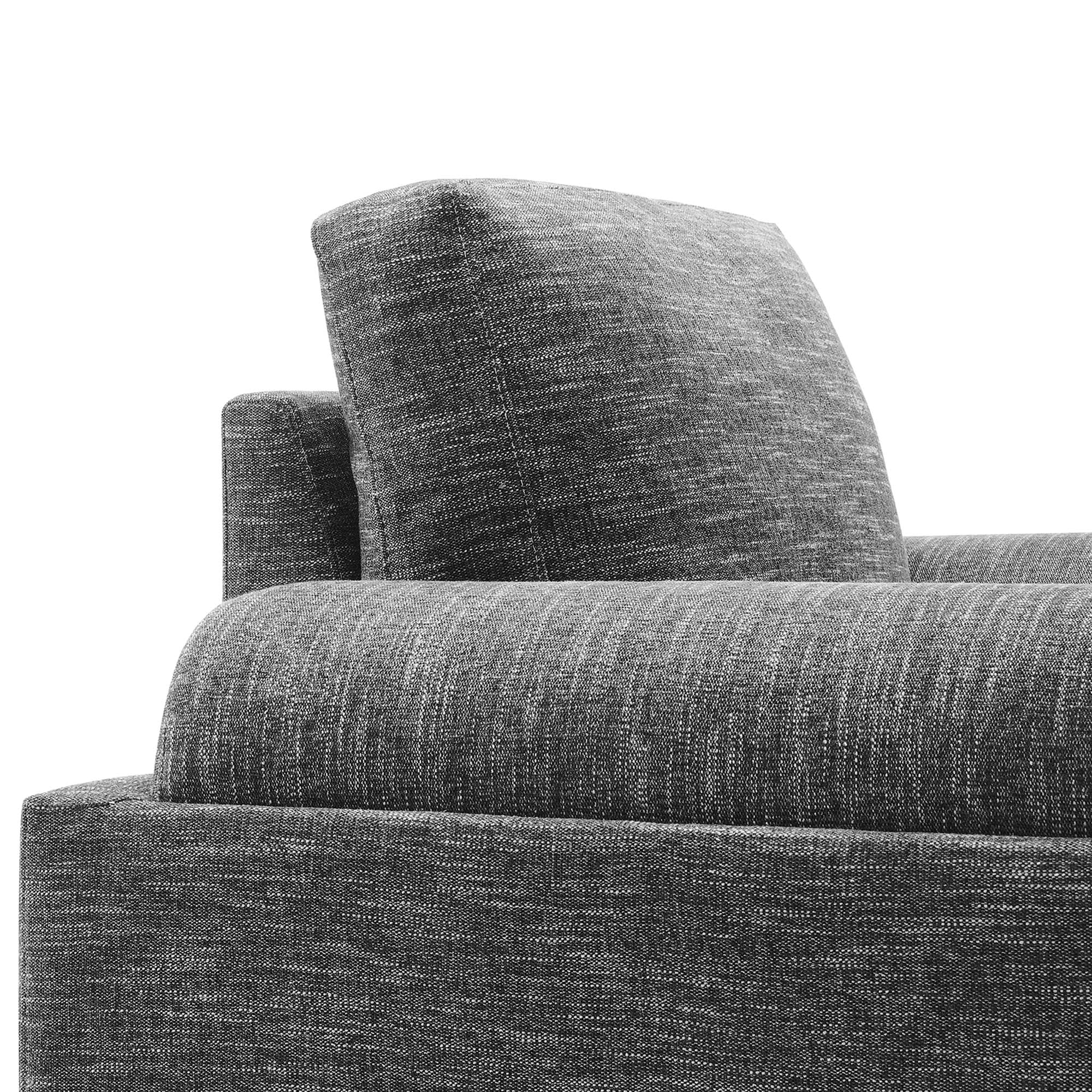 Fauteuil en tissu rembourré Oasis