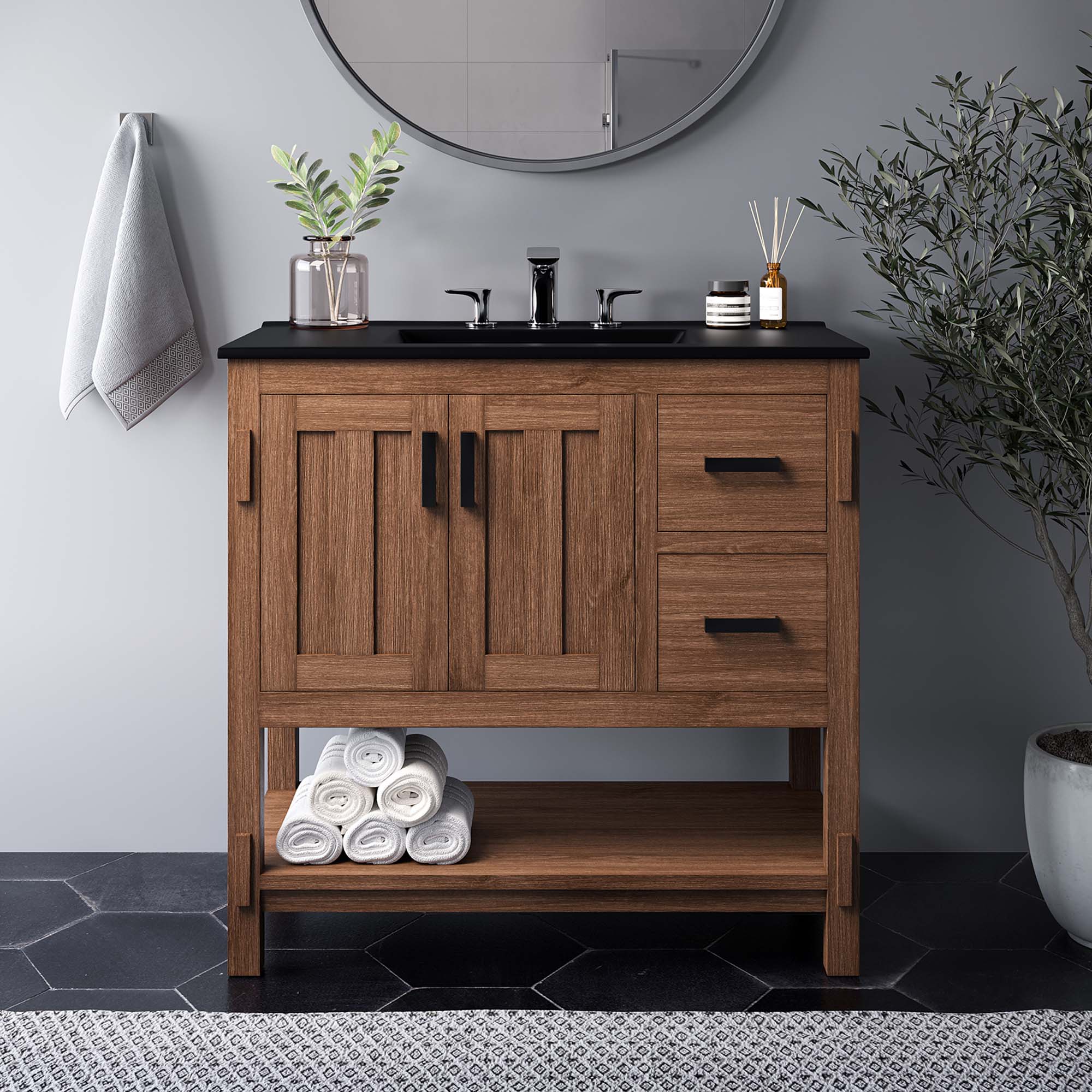 Ashlyn Bathroom Cabinet Basin Not Included