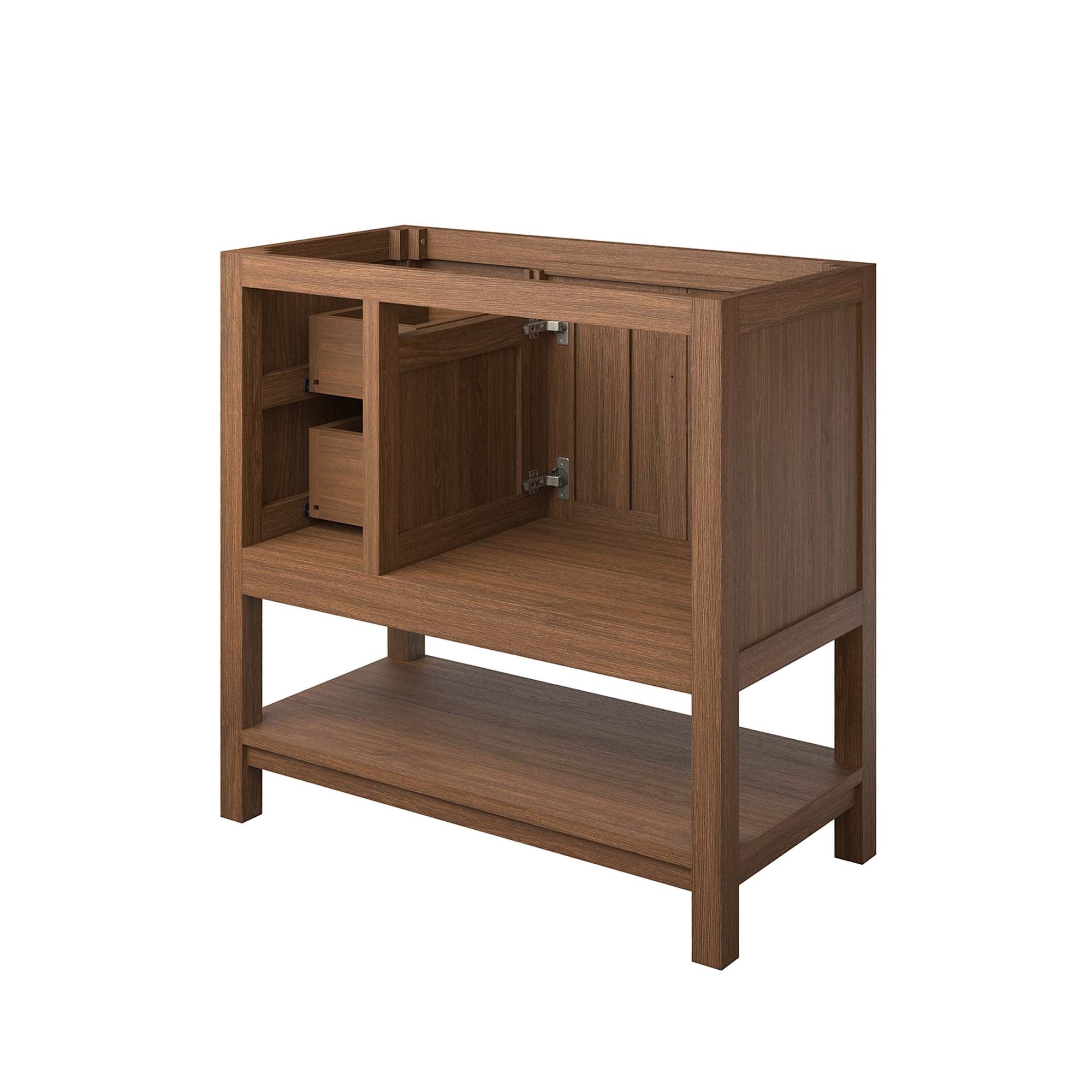 Meuble de salle de bain en bois Ashlyn Lavabo non inclus