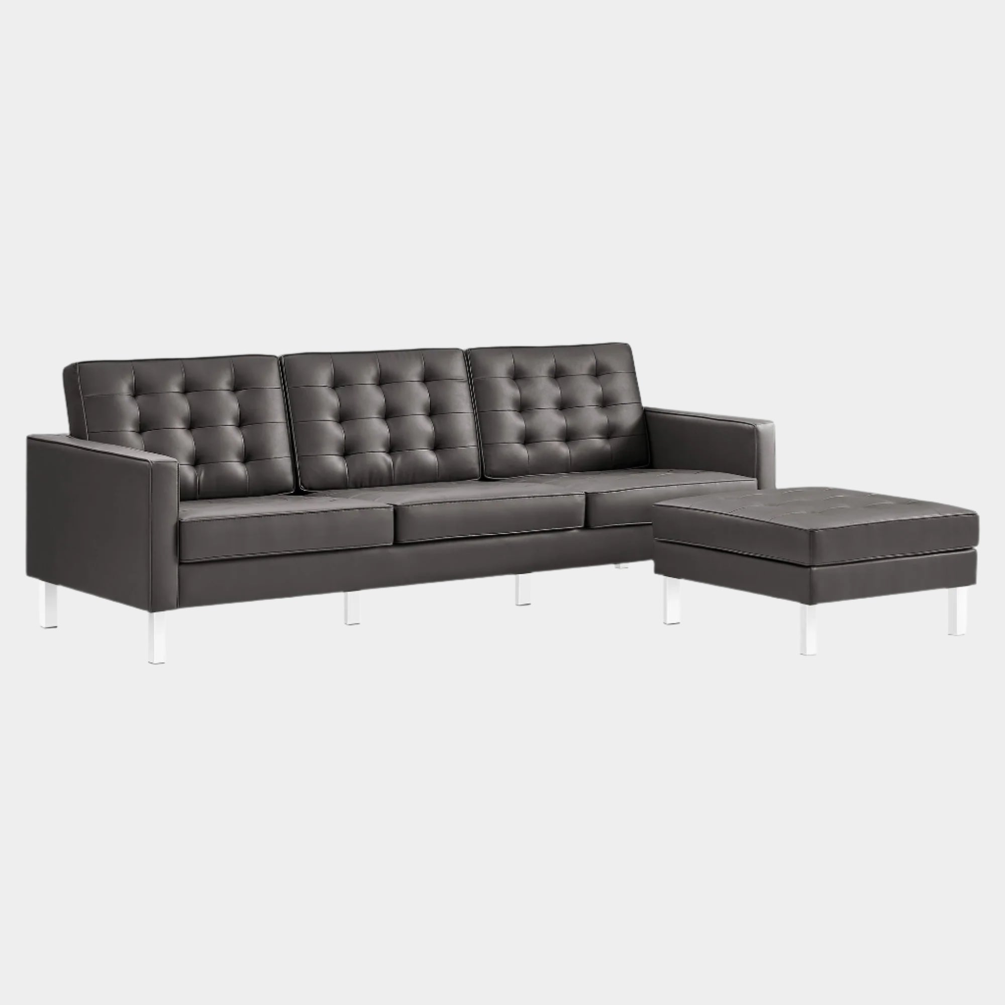 Chaise sans accoudoirs rembourrée en duvet Commix