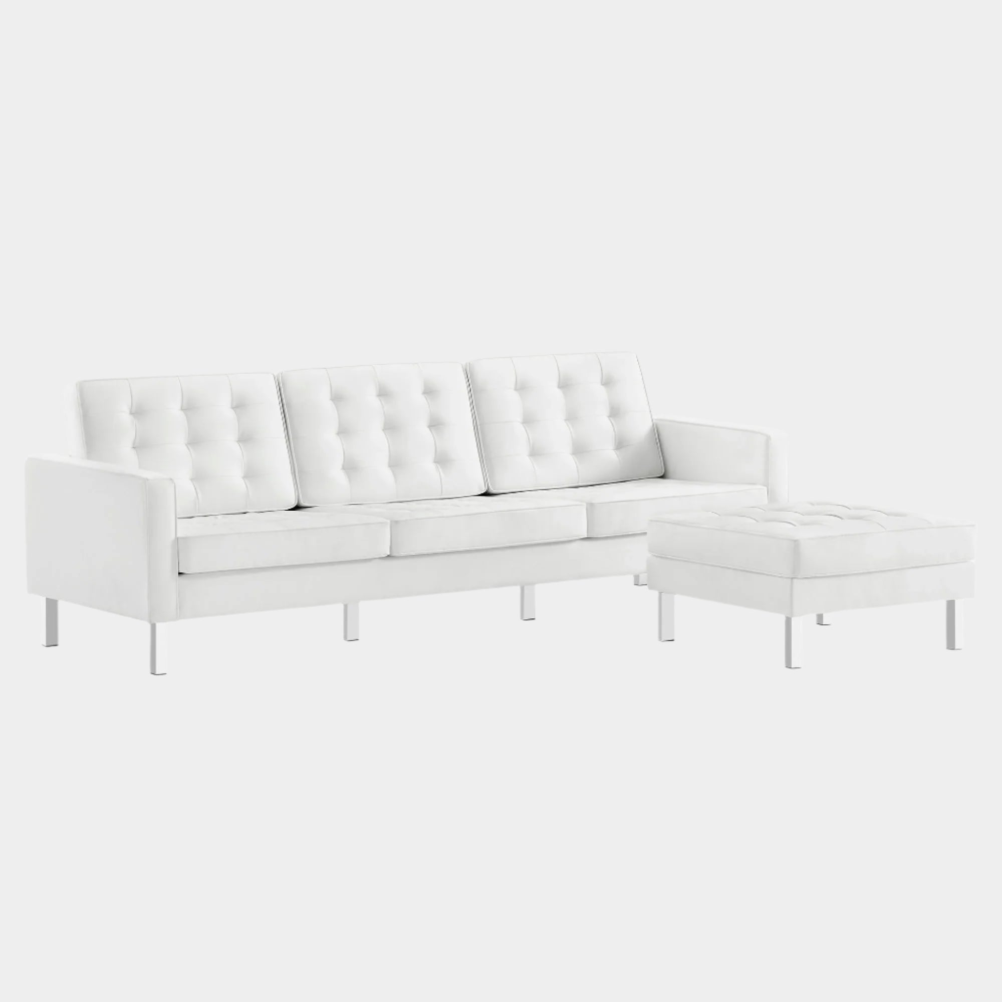 Chaise sans accoudoirs rembourrée en duvet Commix