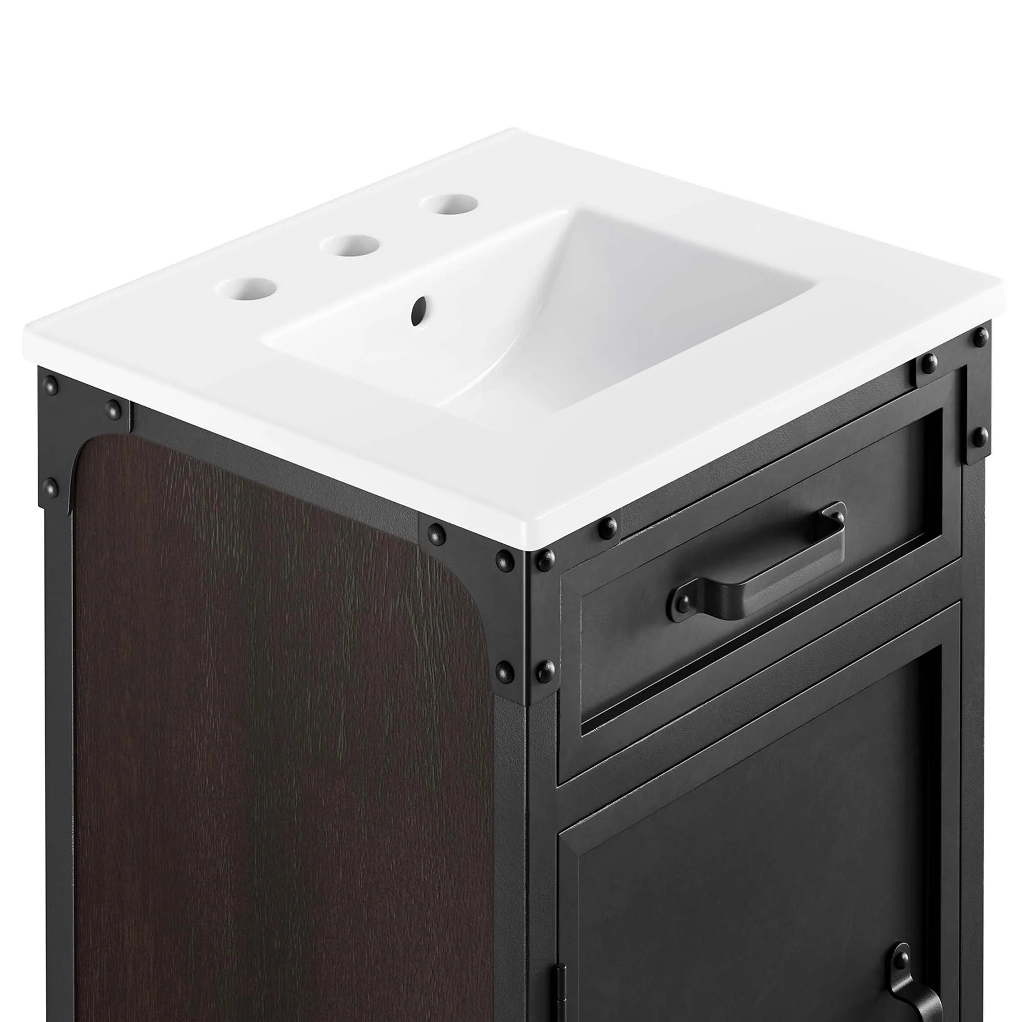 Meuble-lavabo de salle de bain Steamforge inclus