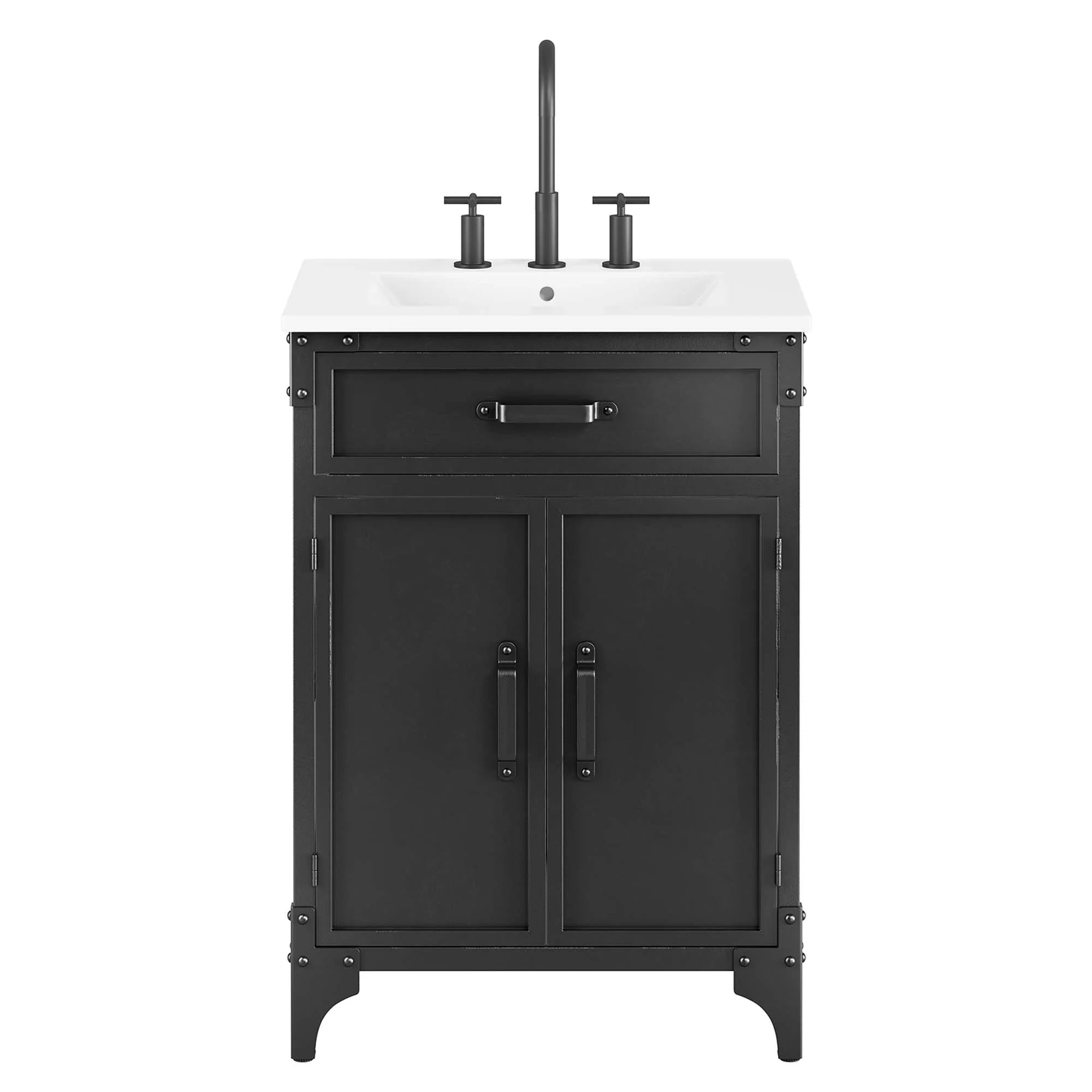 Meuble-lavabo de salle de bain Steamforge inclus