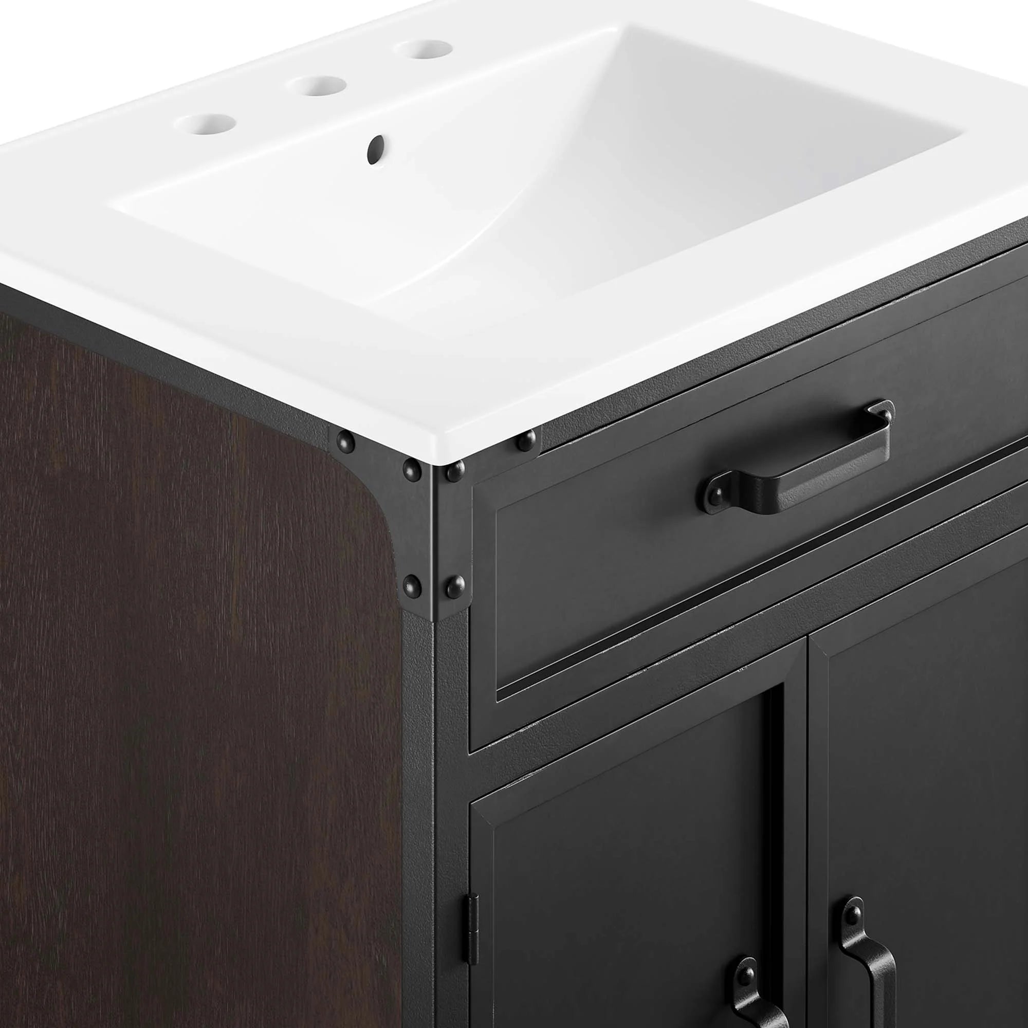 Meuble-lavabo de salle de bain Steamforge inclus