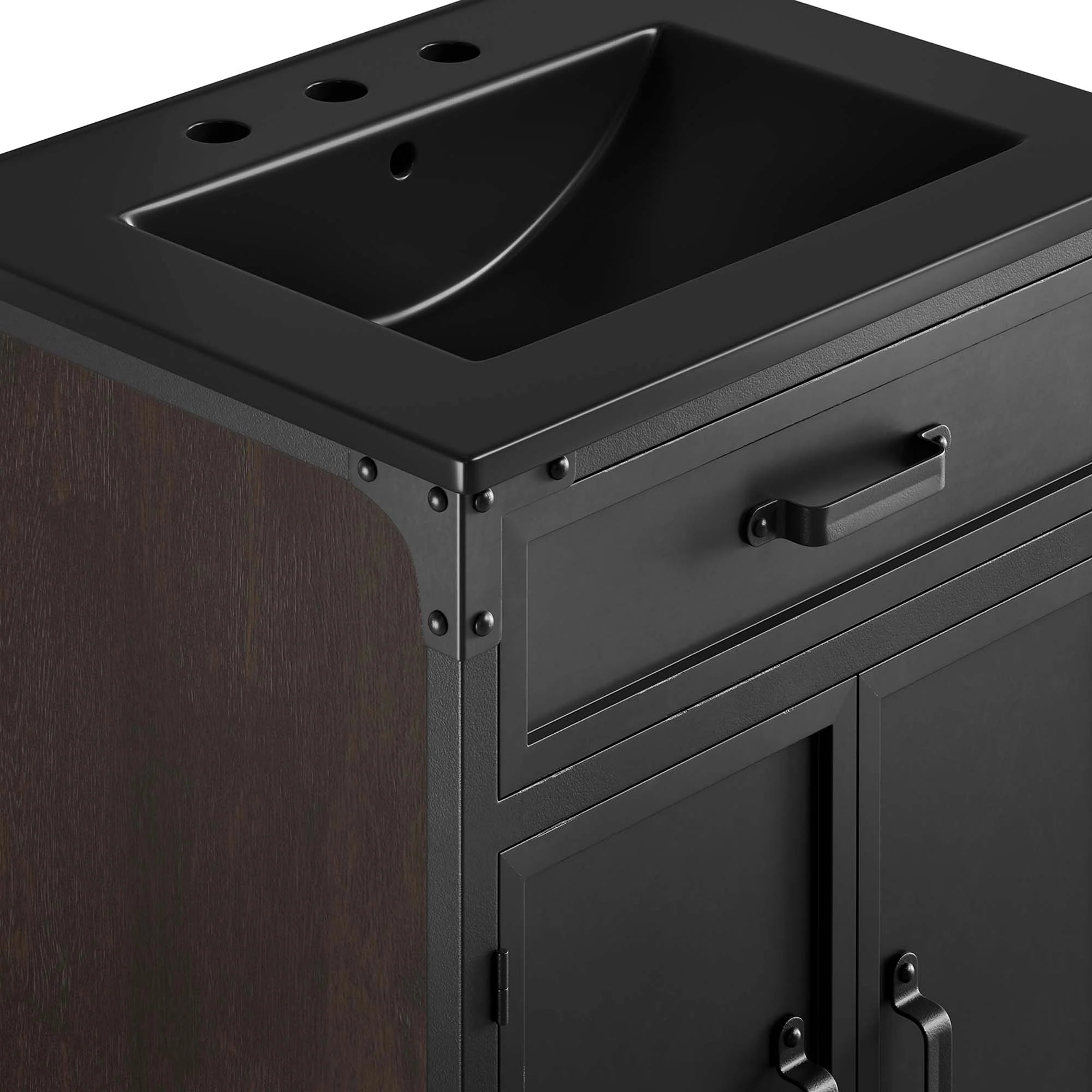 Meuble-lavabo de salle de bain Steamforge inclus