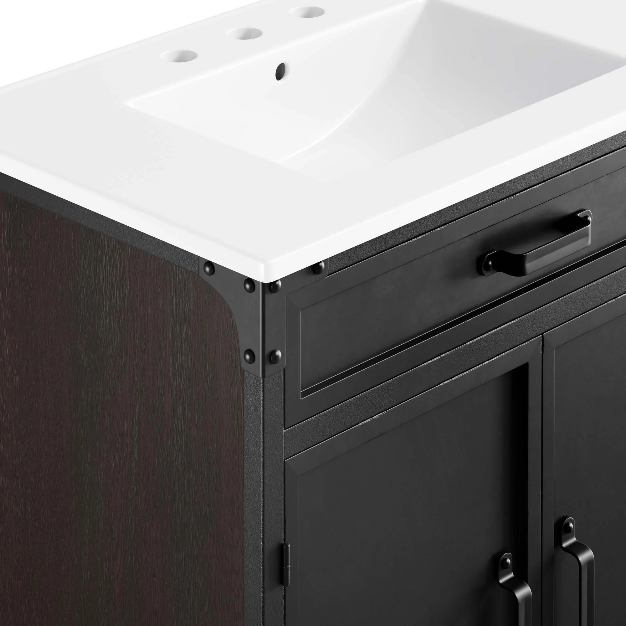 Meuble-lavabo de salle de bain Steamforge inclus