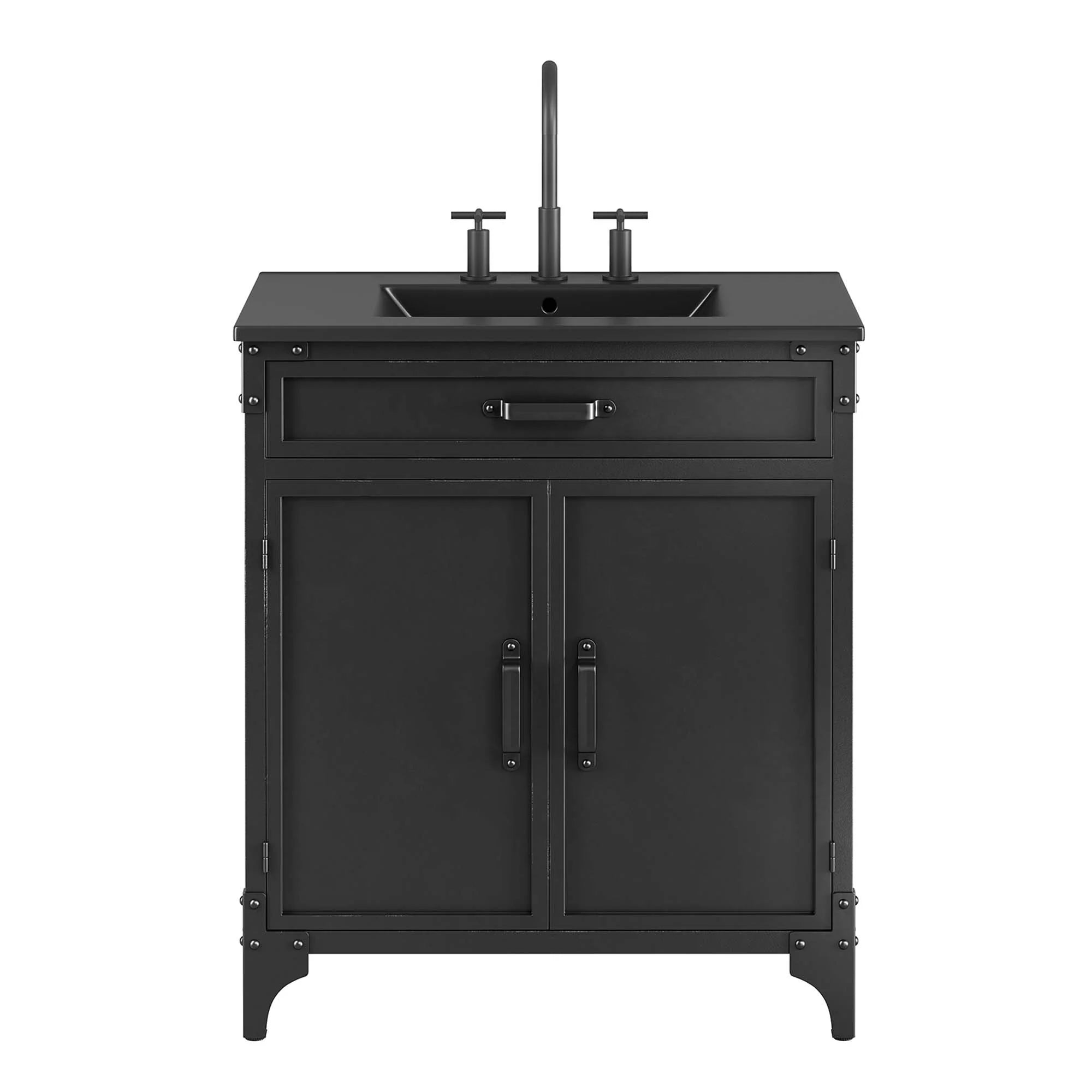 Meuble-lavabo de salle de bain Steamforge inclus