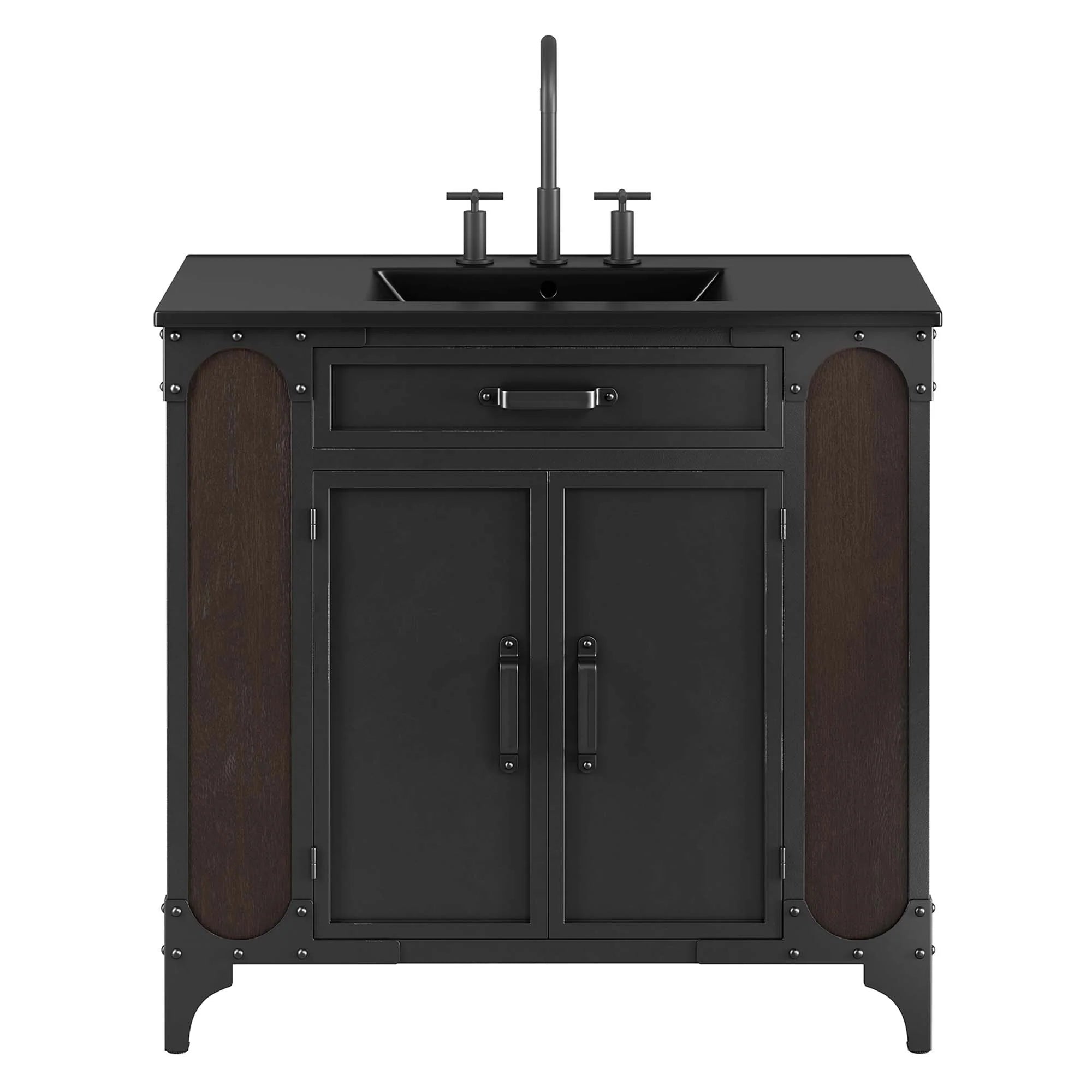 Meuble-lavabo de salle de bain Steamforge inclus